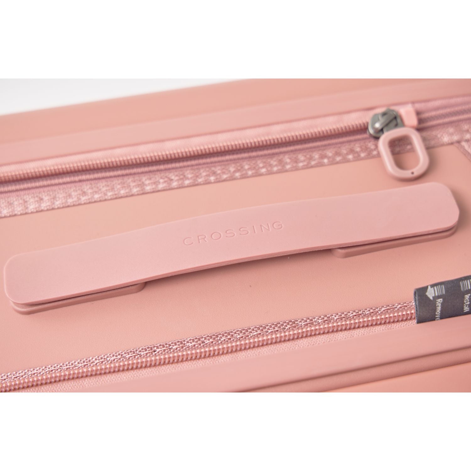 Crossing Ori Collapsible Polycarbonate 26" Medium Luggage - Rose Quartz