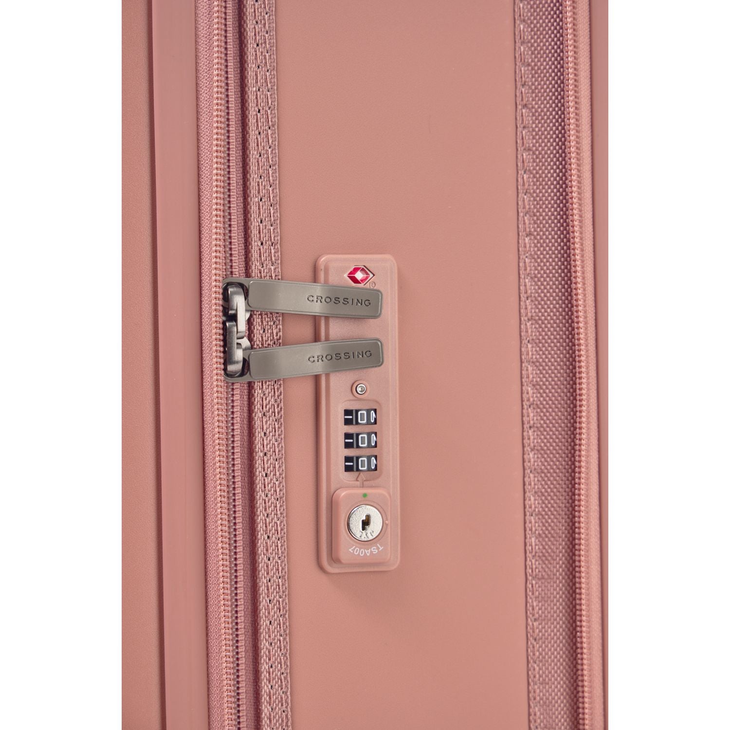 Crossing Ori Collapsible Polycarbonate 26" Medium Luggage - Rose Quartz