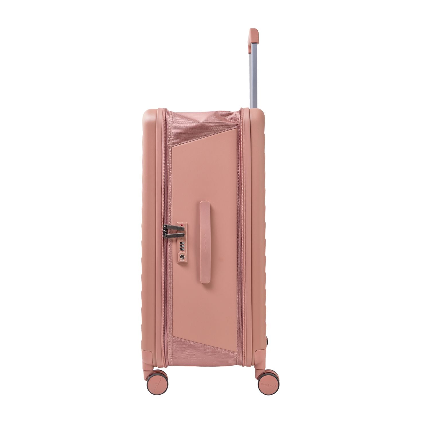 Crossing Ori Collapsible Polycarbonate 26" Medium Luggage - Rose Quartz