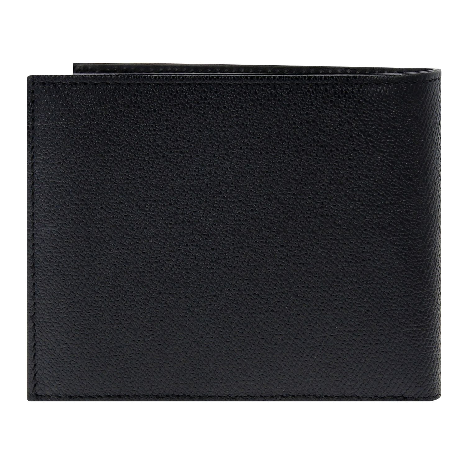 Crossing Riforma Bi-fold Leather Wallet With Flap And Coin Pouch RFID - Black
