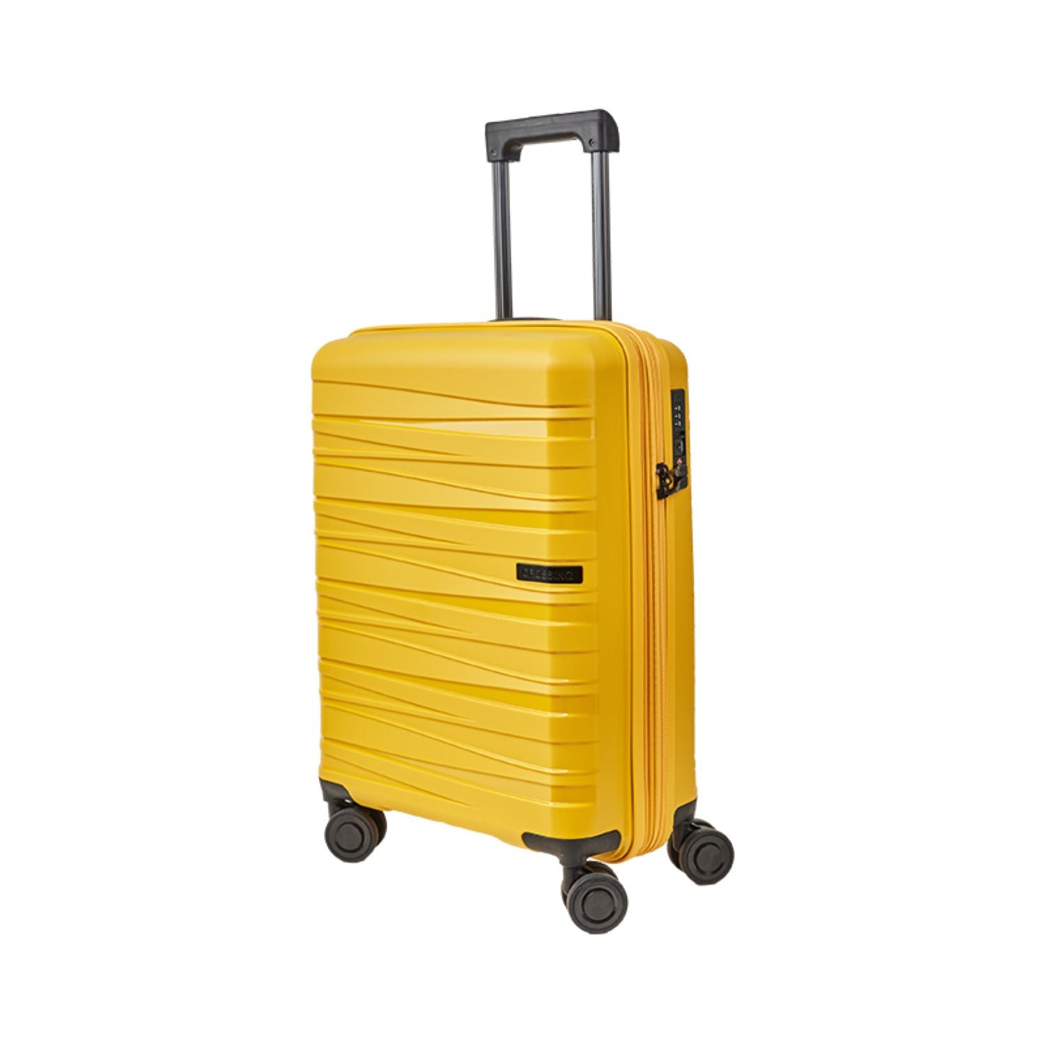 Crossing Supra Polypropylene Expandable 20" Carry On Luggage Spinner - Yellow