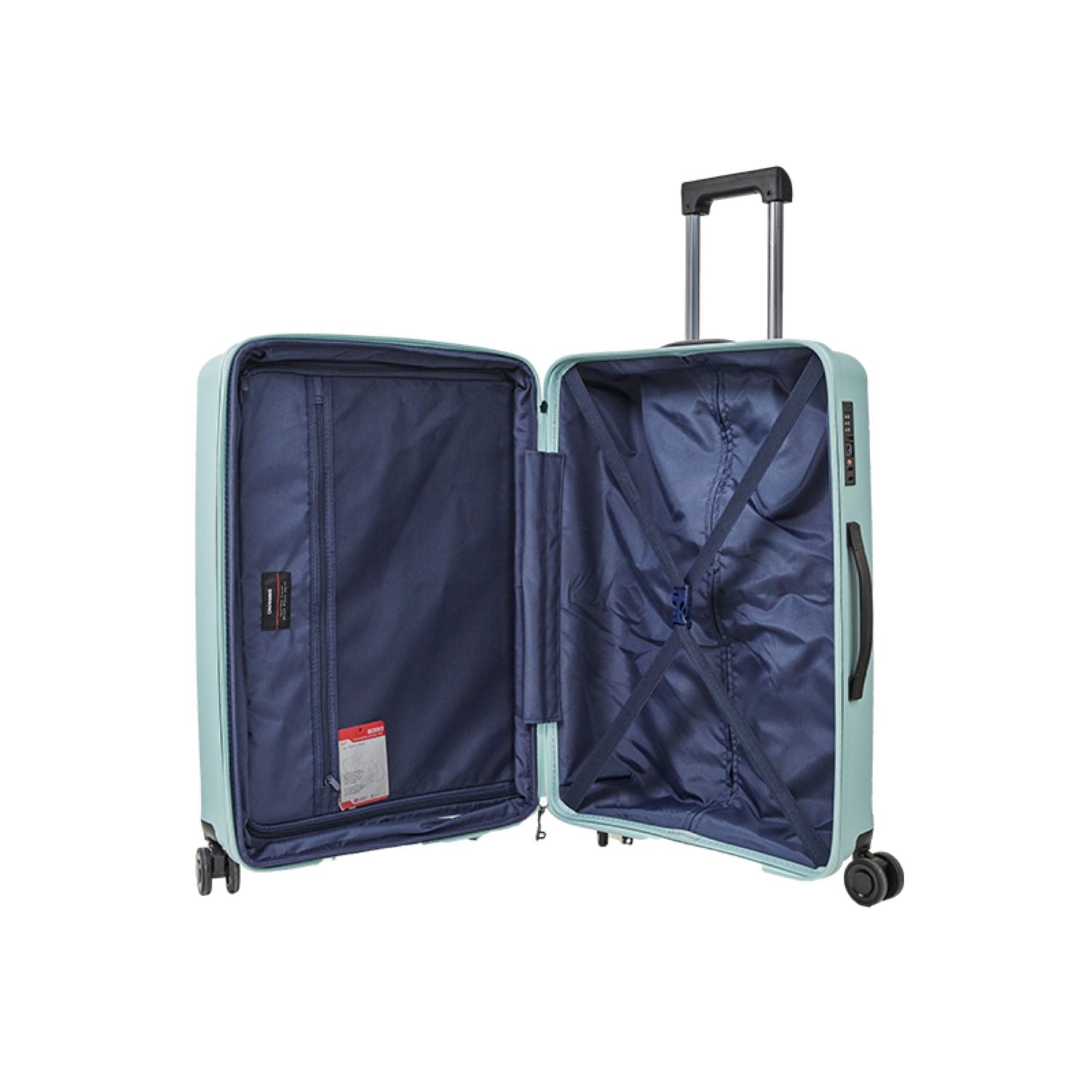 Crossing Supra Polypropylene Expandable 28" Large Luggage Spinner - Blue