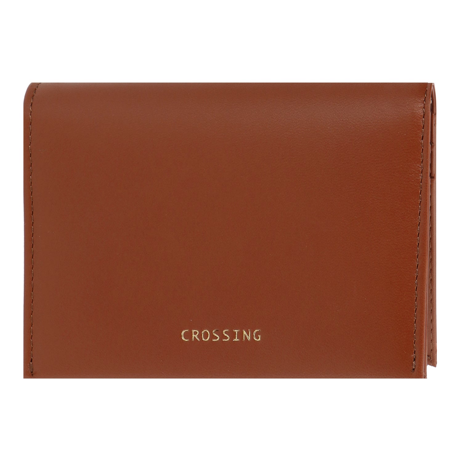 Crossing Sydney Bi-Fold Card Holder With Gusset - Gingerbread