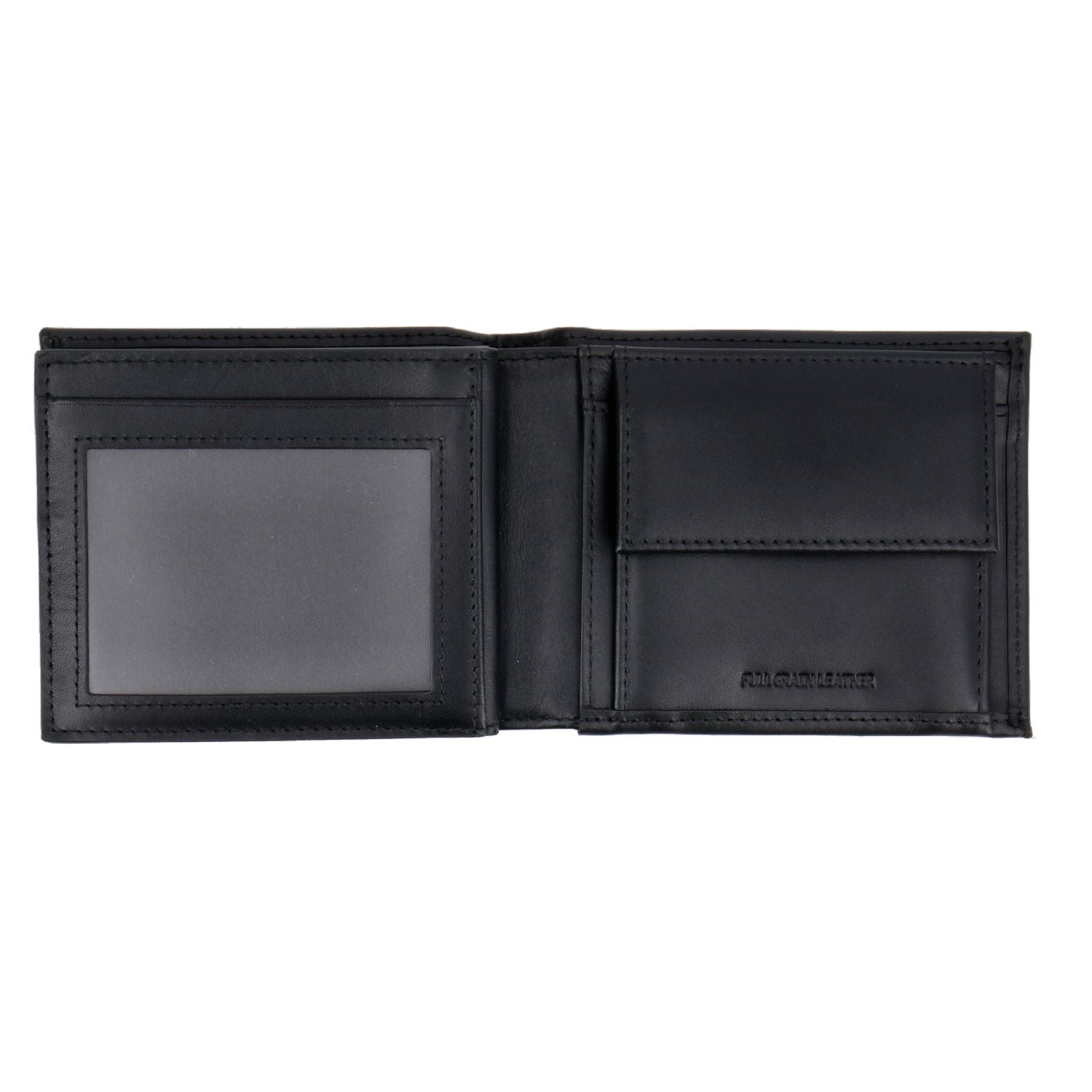 Crossing Sydney Bi-Fold Leather Wallet With Flap And Coin Pouch Rfid - Black