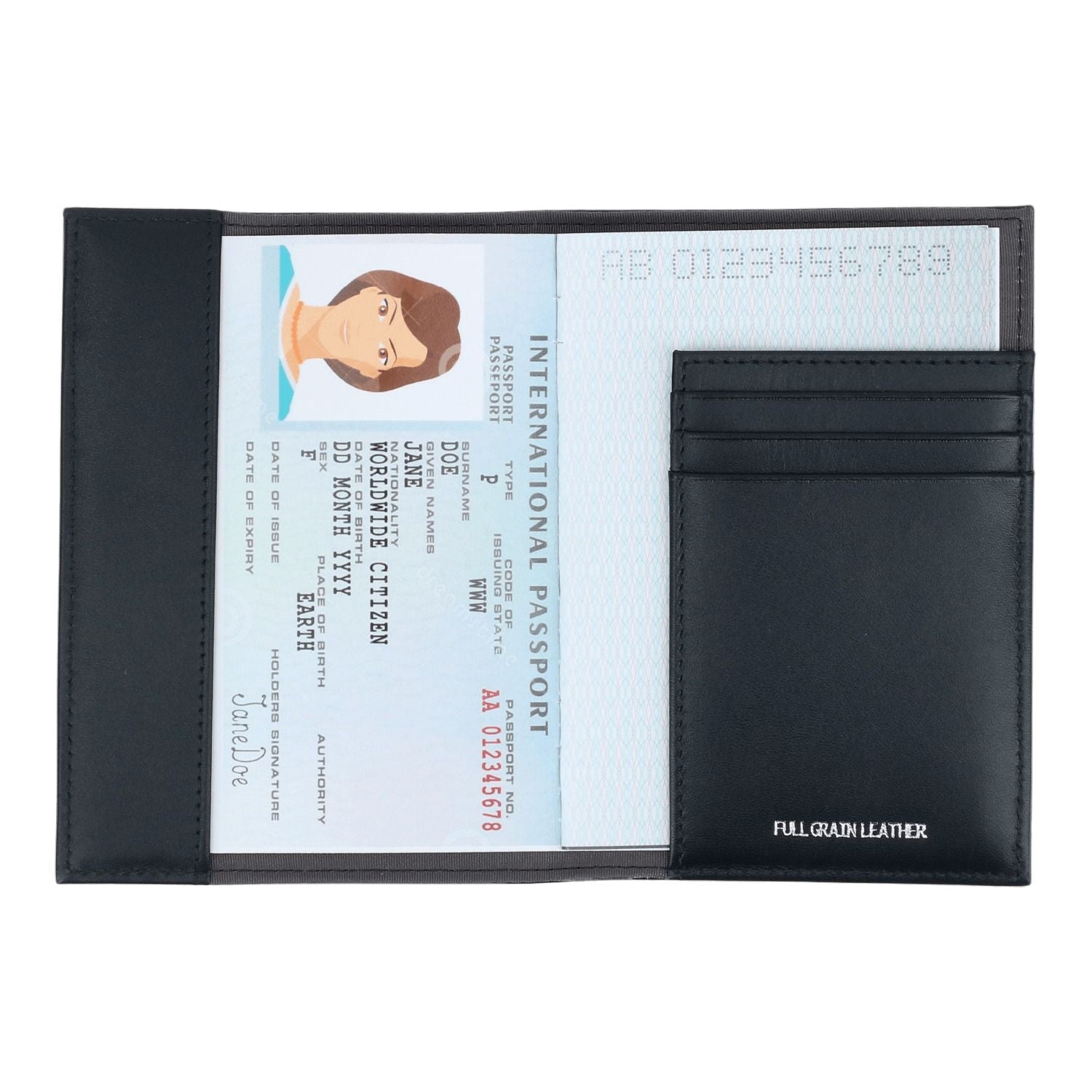 Crossing Sydney Passport Holder Rfid - Black