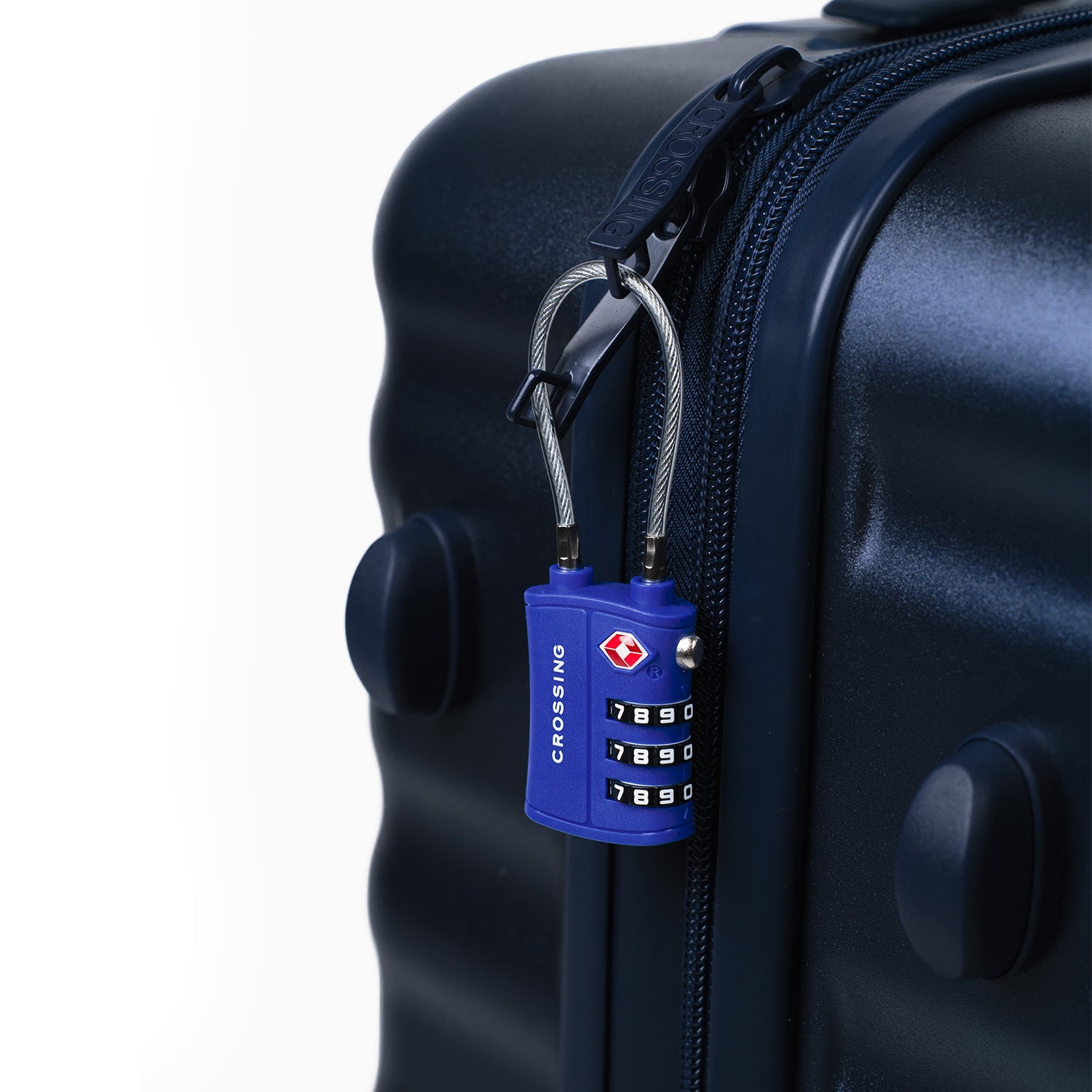 Crossing Ultra-Light TSA 3-Dial Cable Lock - Marian Blue