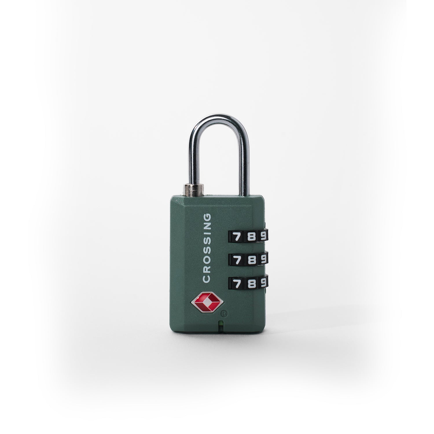 Crossing Ultra-Light TSA 3-Dial Travel Lock - Forest Green