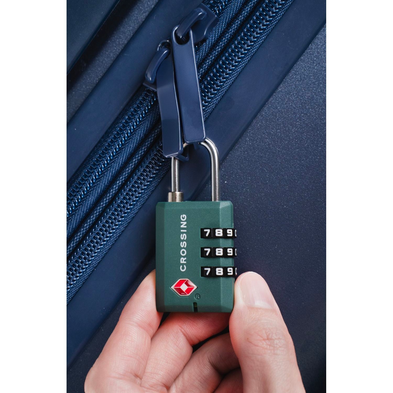 Crossing Ultra-Light TSA 3-Dial Travel Lock - Forest Green