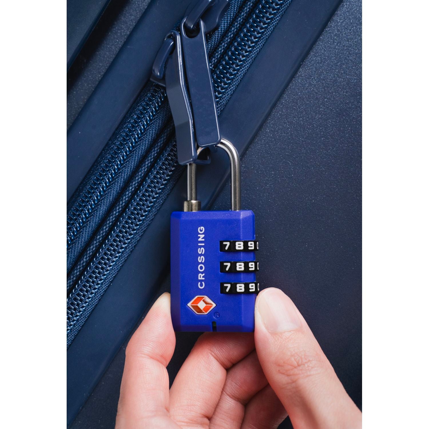 Crossing Ultra-Light TSA 3-Dial Travel Lock - Marian Blue