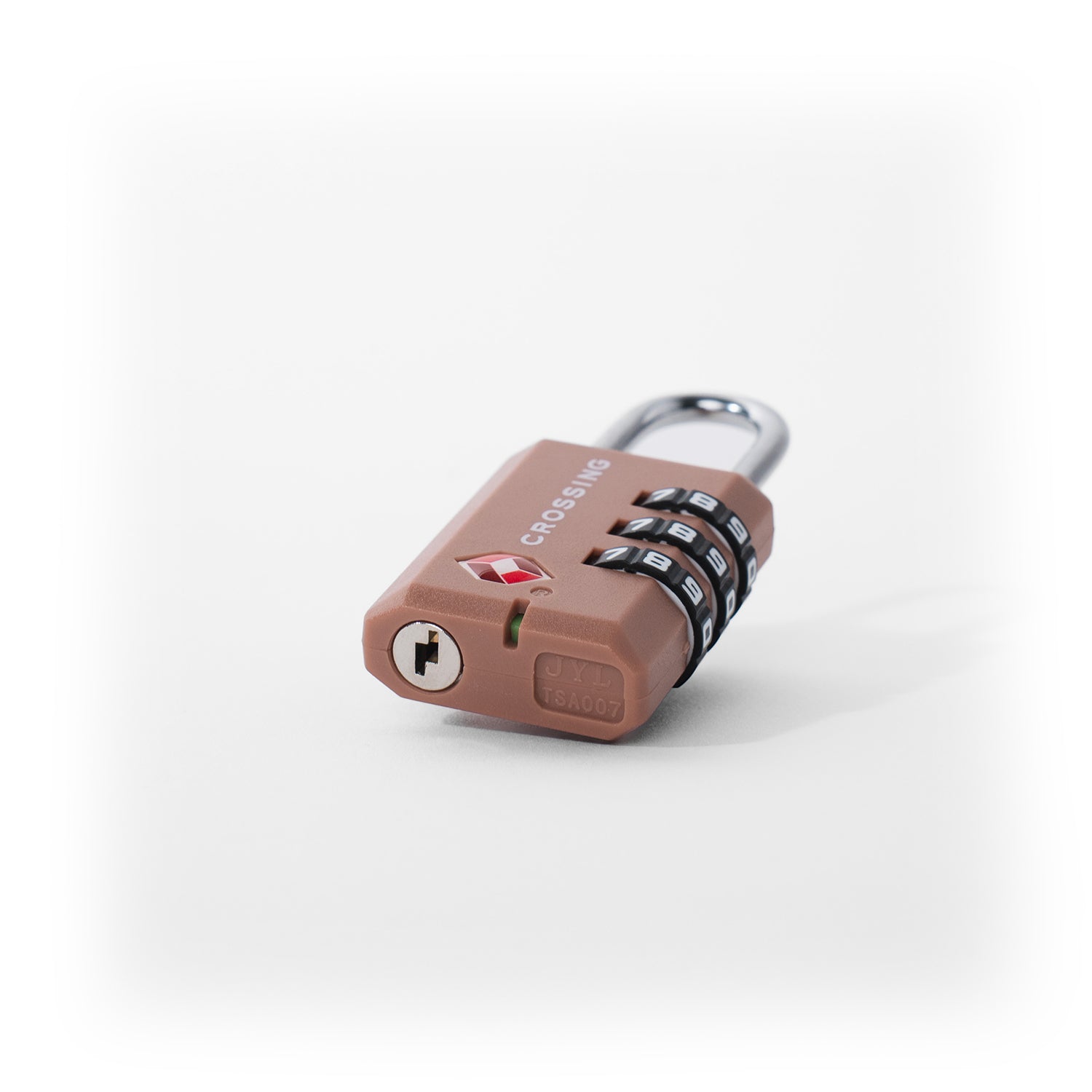 Crossing Ultra-Light TSA 3-Dial Travel Lock - Rose Quartz