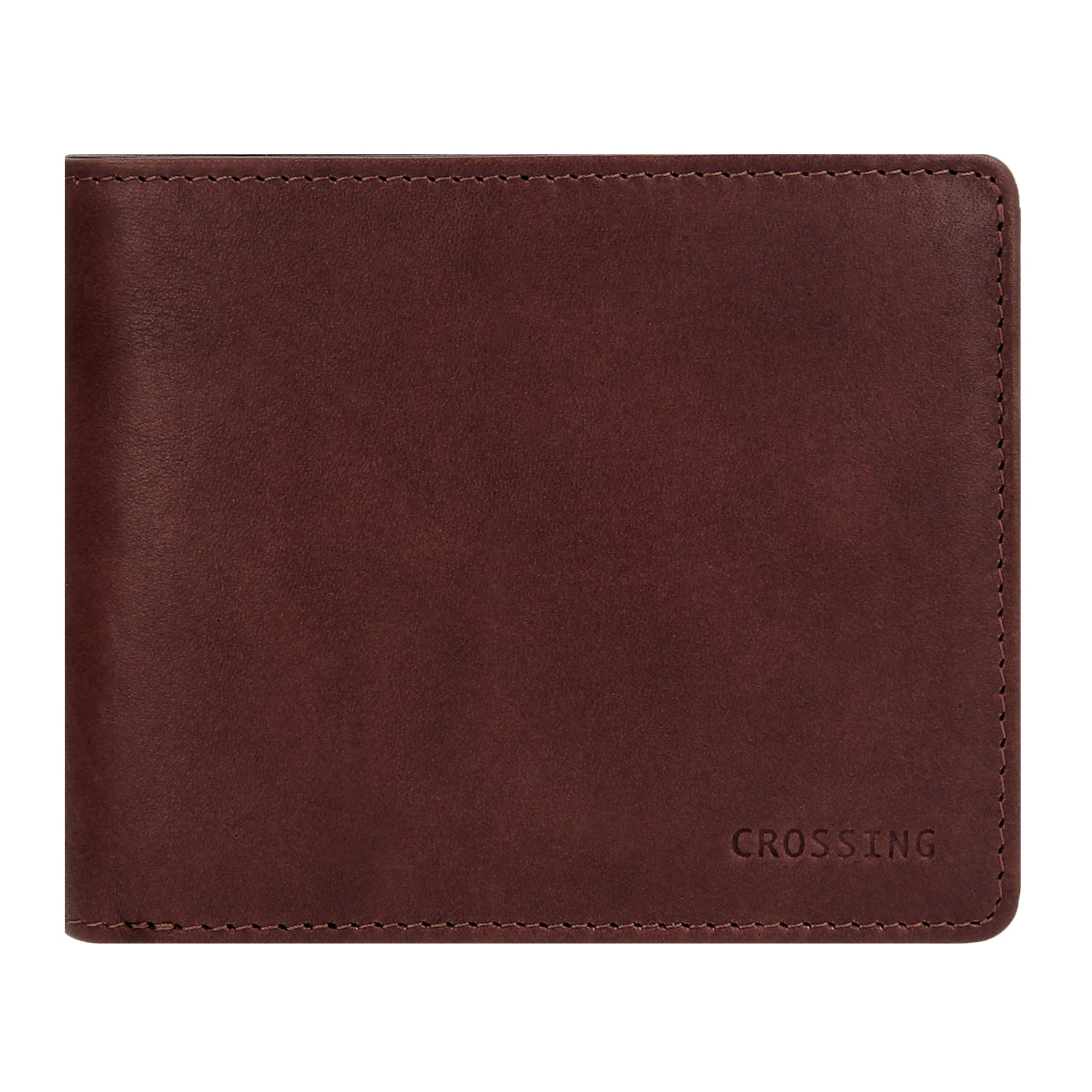 Crossing Vintage Bi-Fold Leather Wallet With Flap And Coin Pouch - Kastine