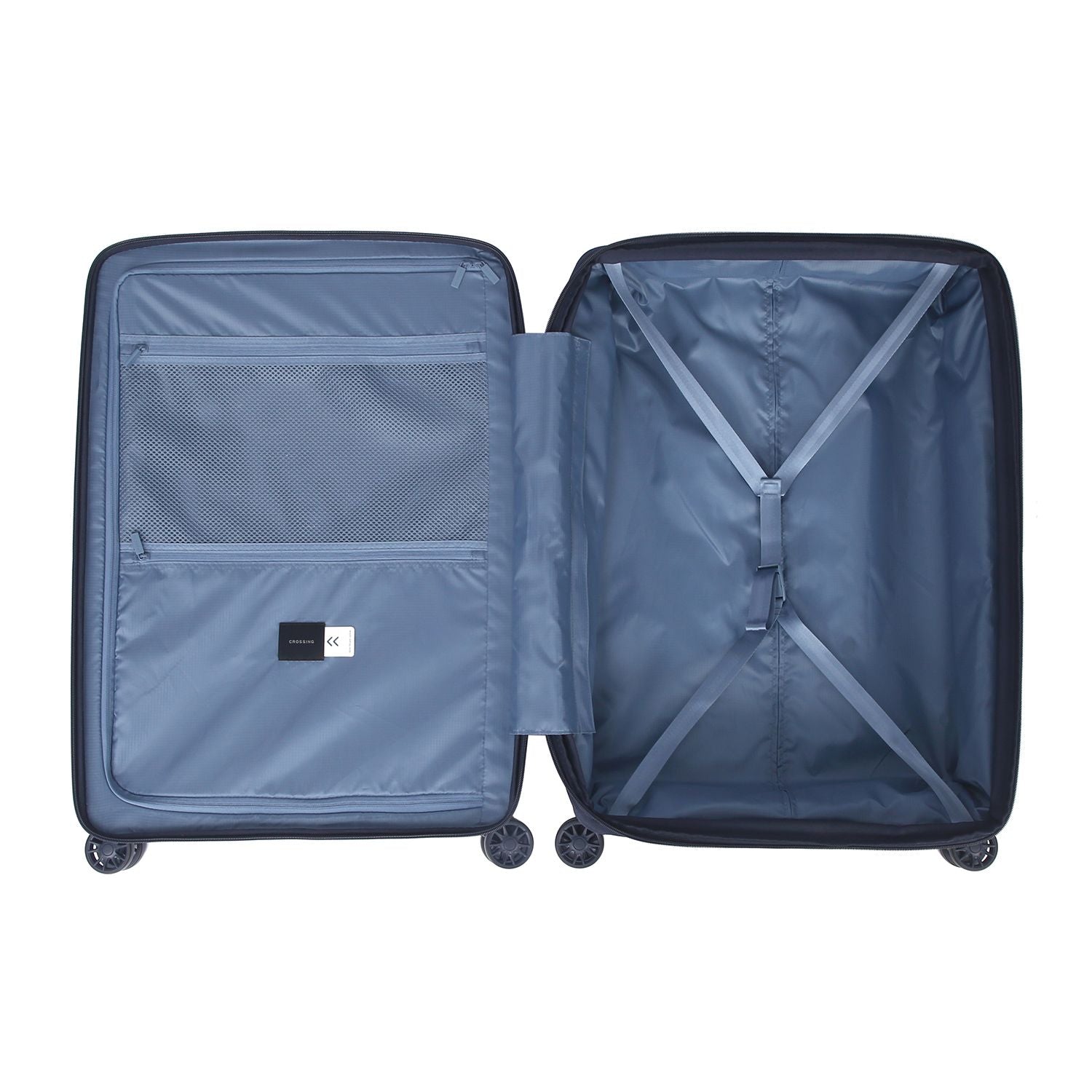Crossing LYTE Polypropylene Large Expandable Luggage - Navy