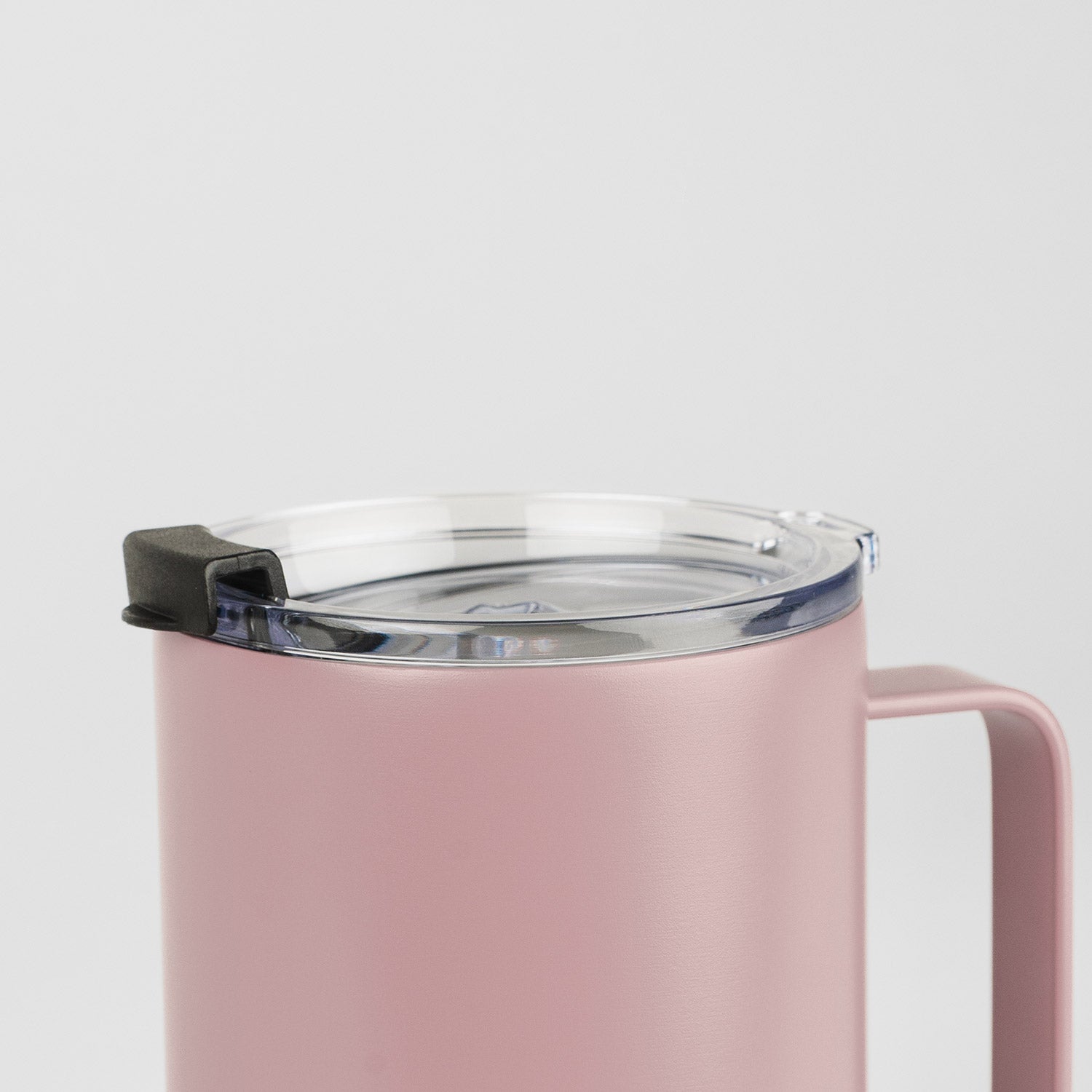 Crossing Neo Insulated S/S Ceramic Mug W Handle And Lid 420ml - Dusty Rose