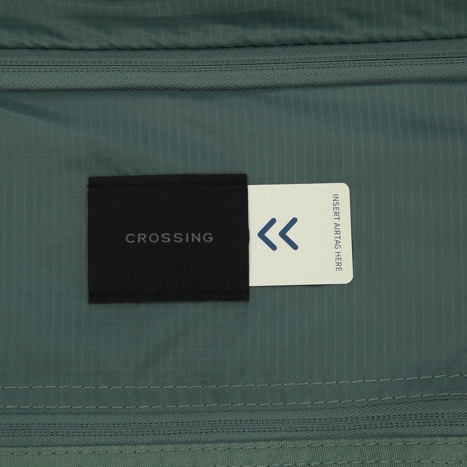 Crossing Vive Polycarbonate Expandable Carry On Luggage T20 - Sage Green