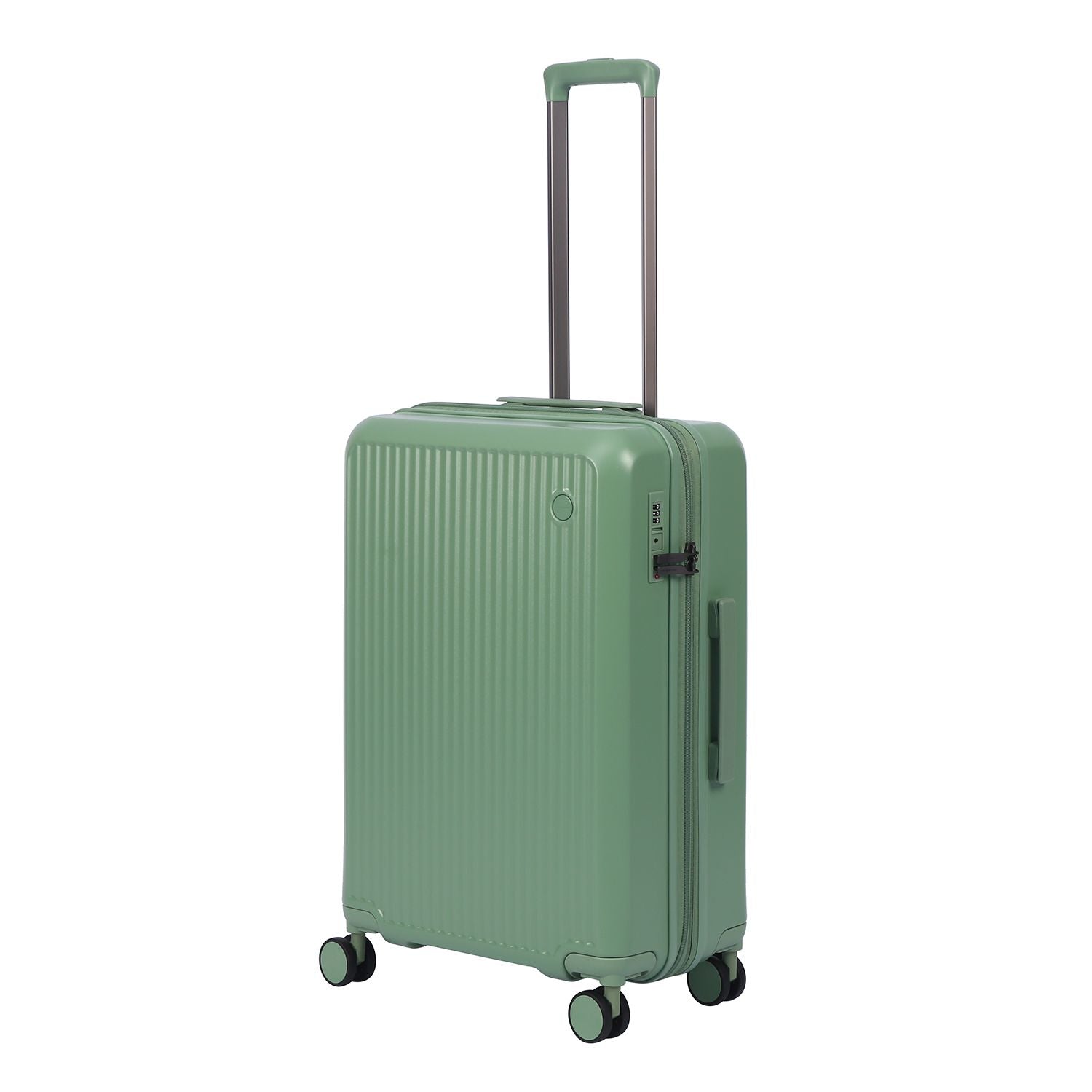 Crossing Vive Polycarbonate Expandable Medium Luggage T25 - Sage Green