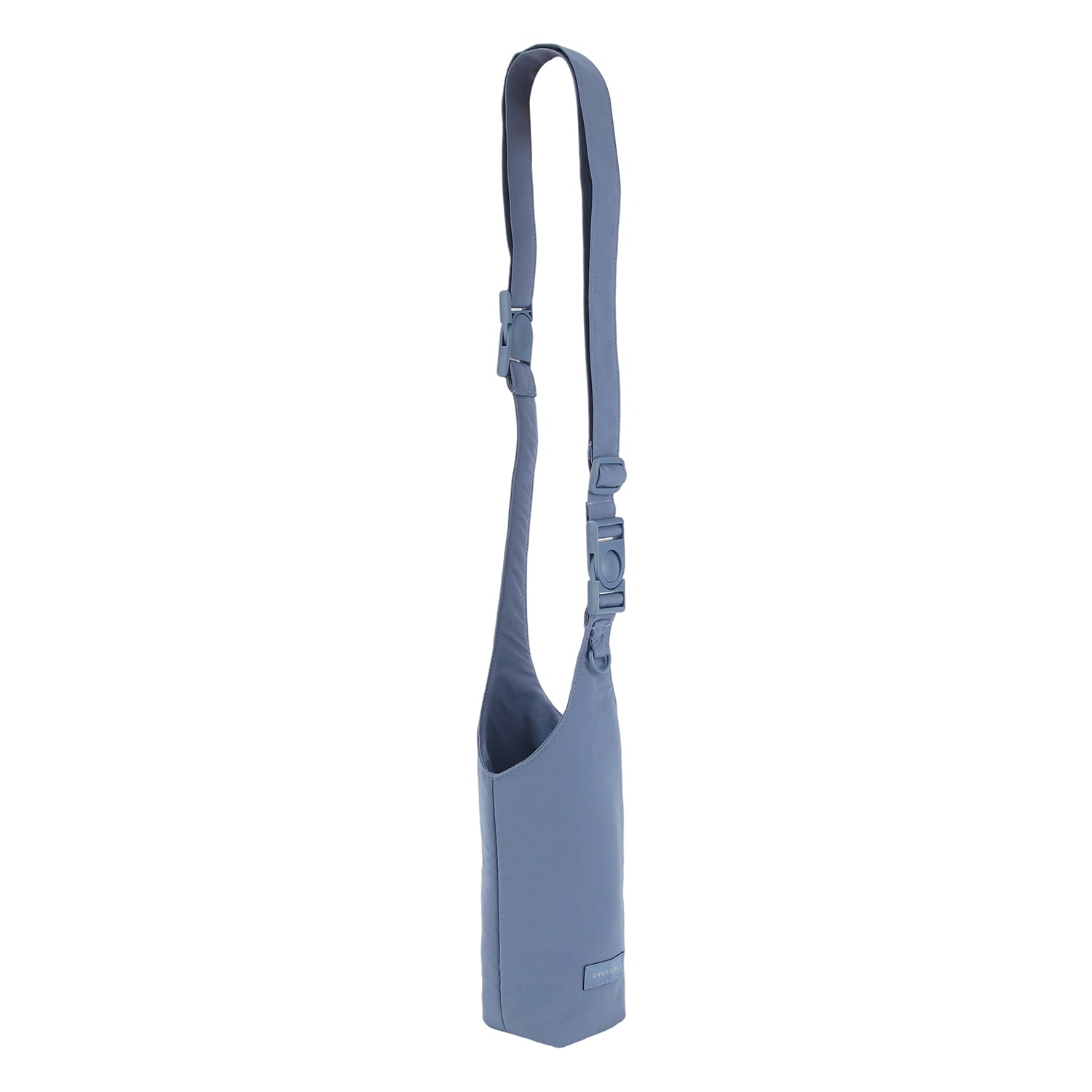 Crossing Waterproof Checked Nylon Dual Carry Water Bottle Bag - Smoke Blue