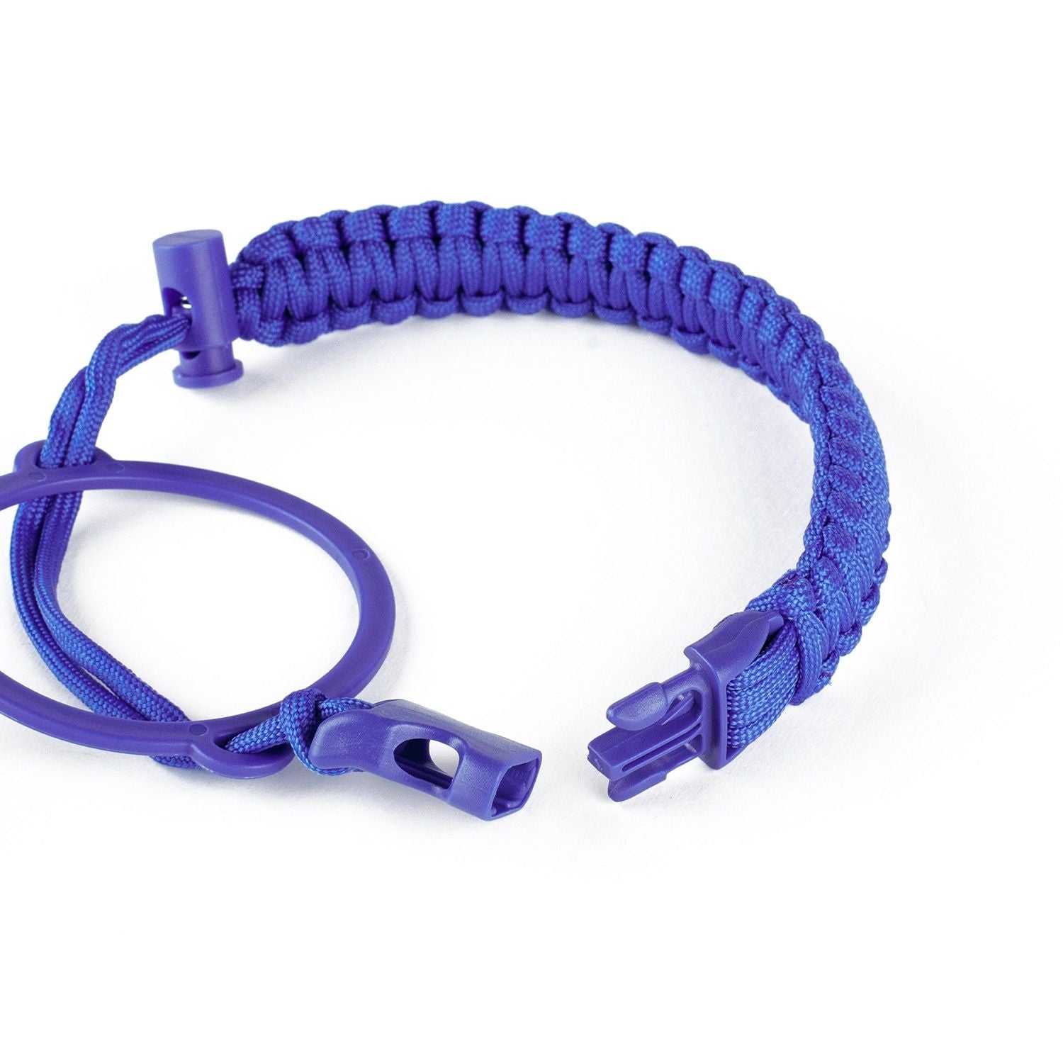 Crossing Paracord Bottle Carrier Strap with Carabiner - Dark Blue