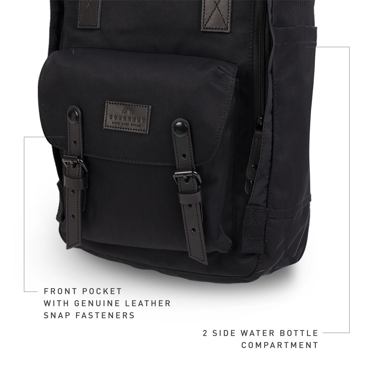 Doughnut Macaroon Black Series - Black