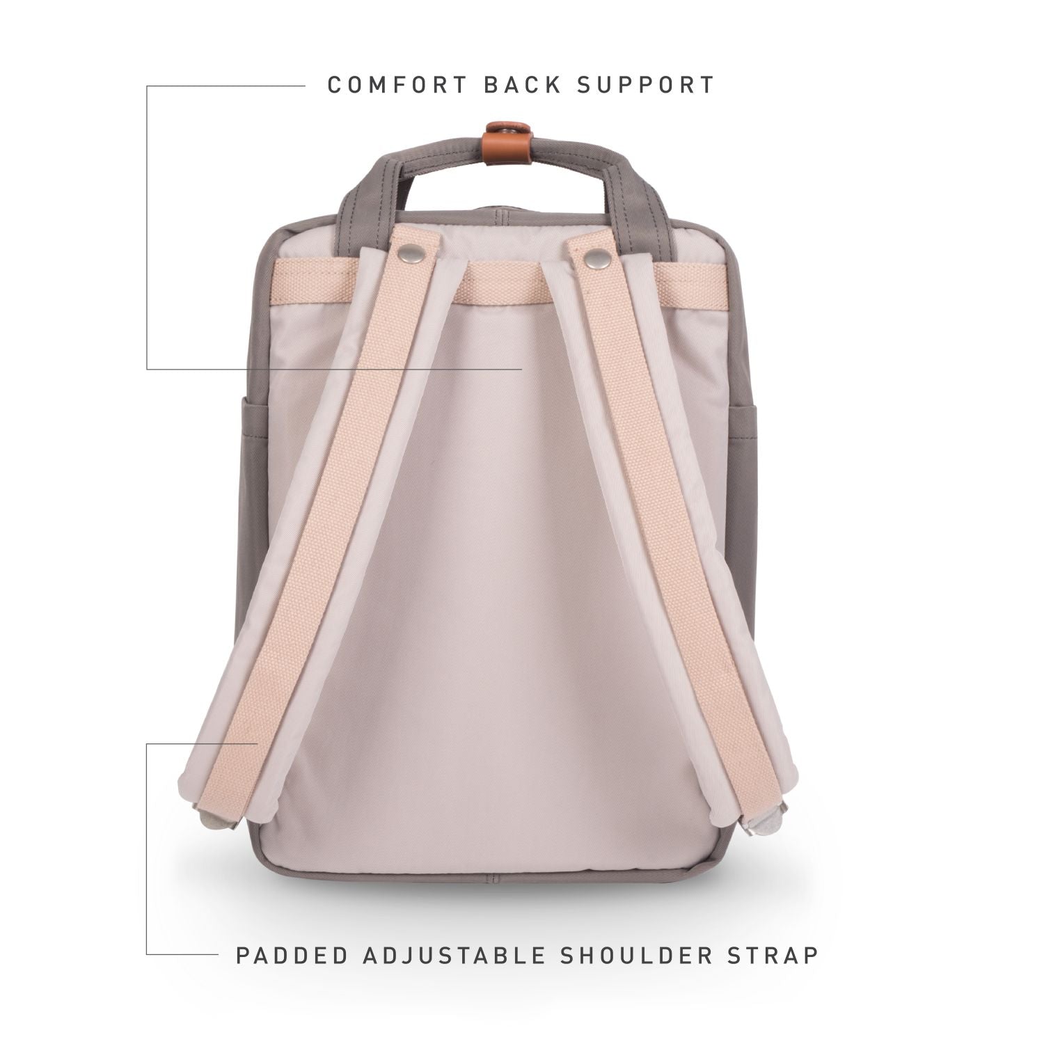 Doughnut Macaroon - Ivory X Light Grey