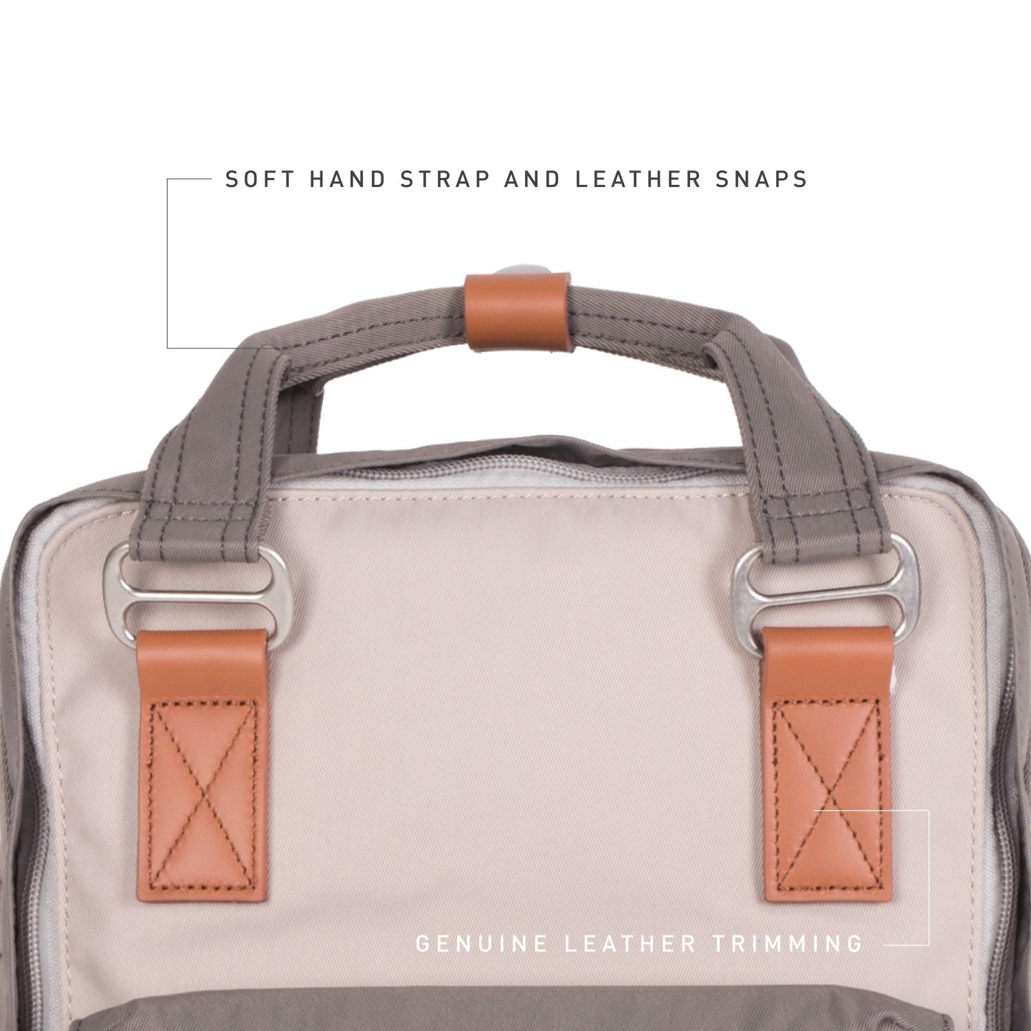 Doughnut Macaroon - Ivory X Light Grey