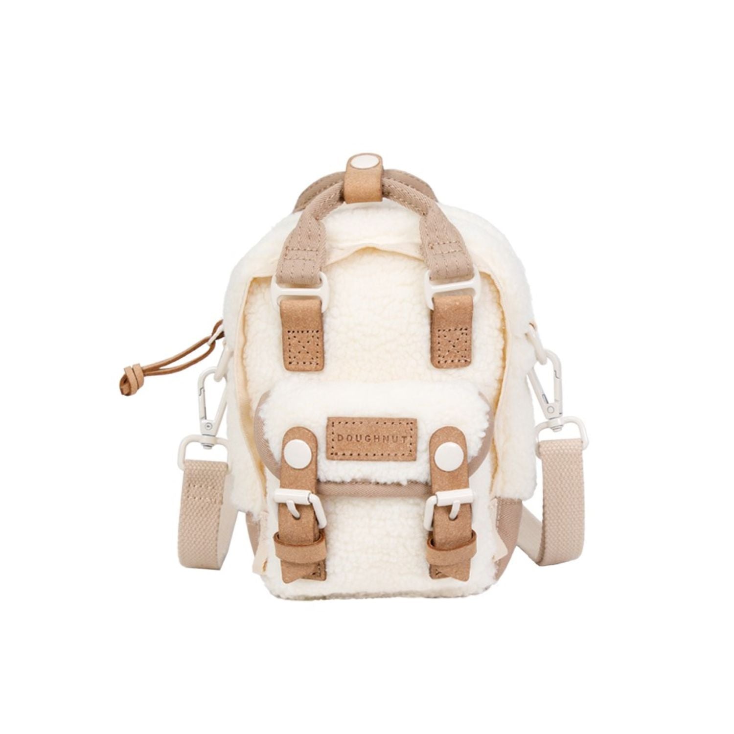 Doughnut Macaroon Tiny Fluffy Series - Cream X Hazelnut