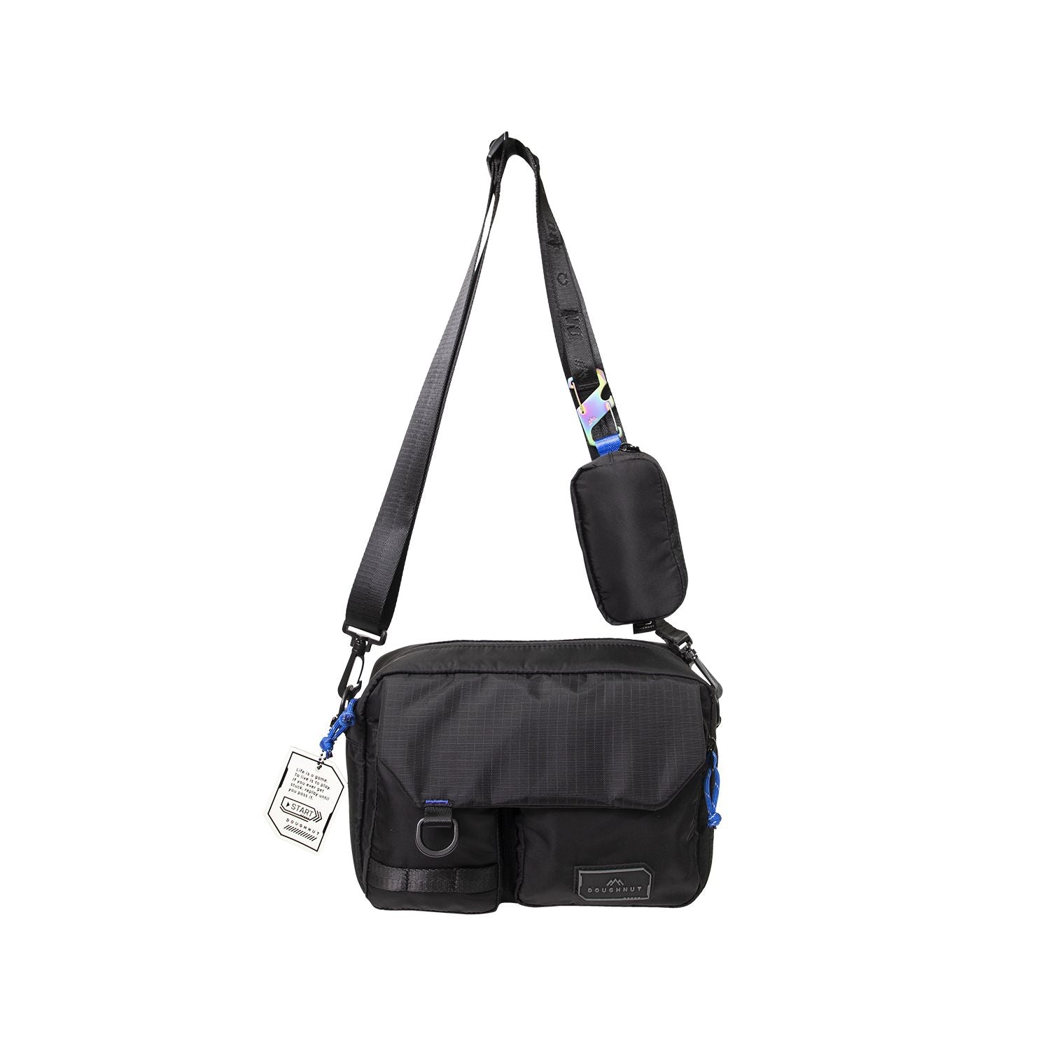 Doughnut Mission Cross Body Bag (Gamescape Collection) - Black