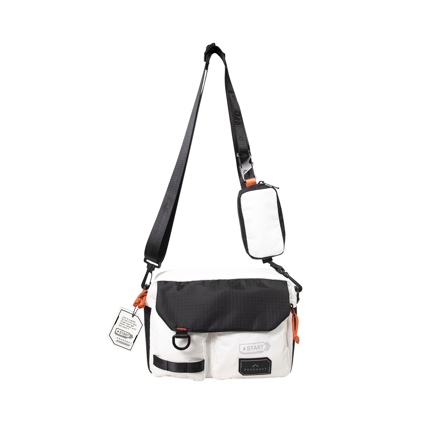 Doughnut Mission Cross Body Bag (Gamescape Collection) - White