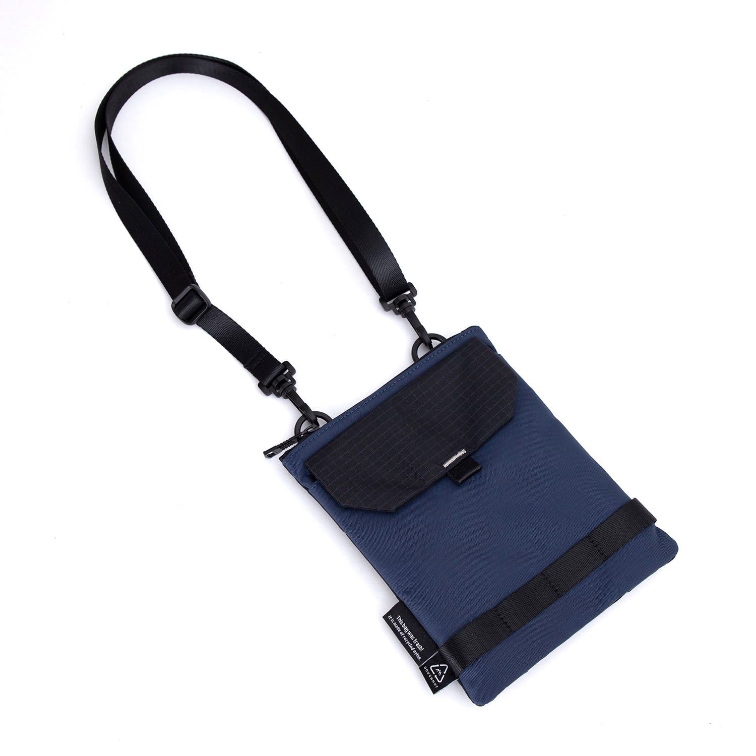 Doughnut Teleport Street Cruise Series Crossbody Bag - Light Grey X Teal