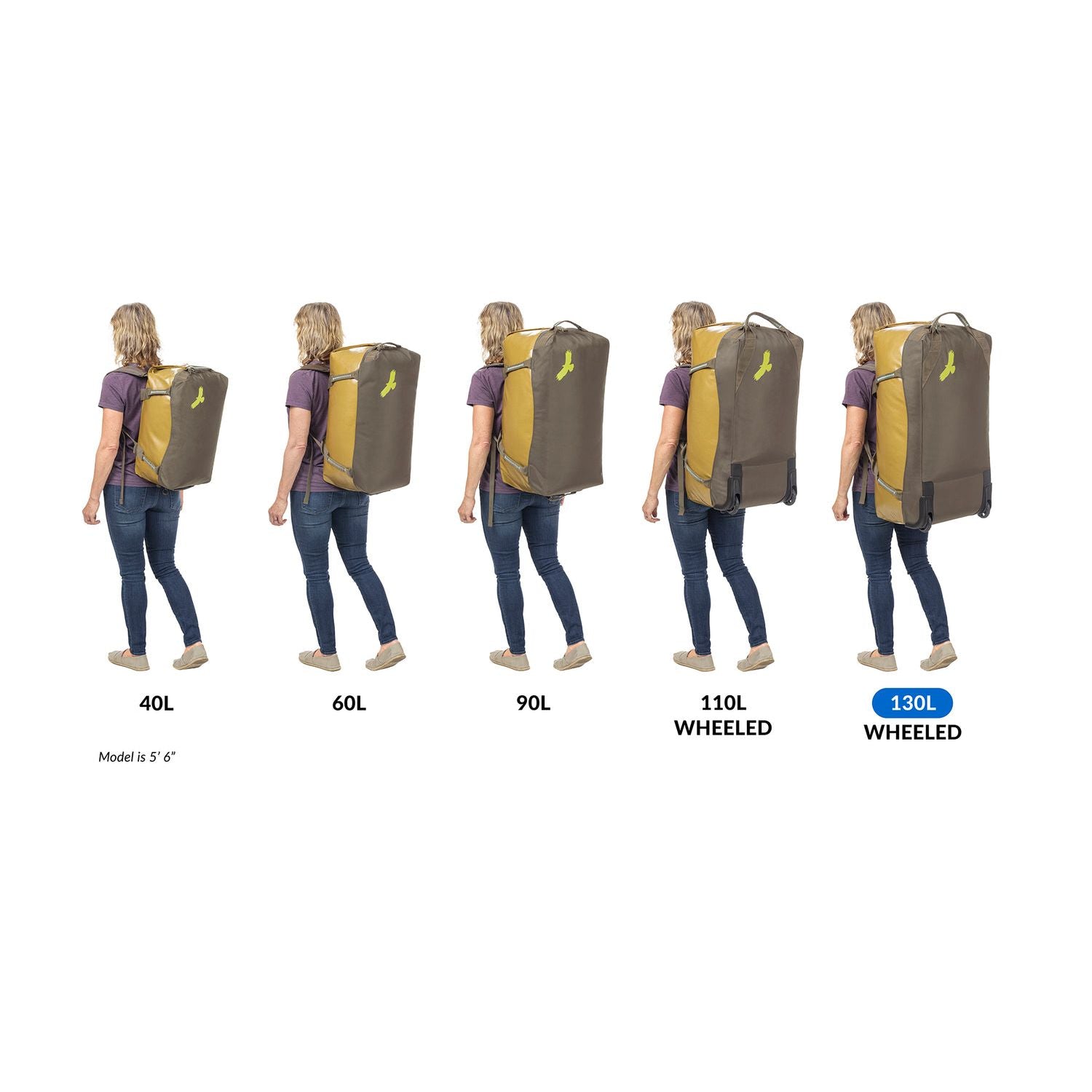 Eagle Creek Migrate Wheeled Duffel 130L (Rush Blue)
