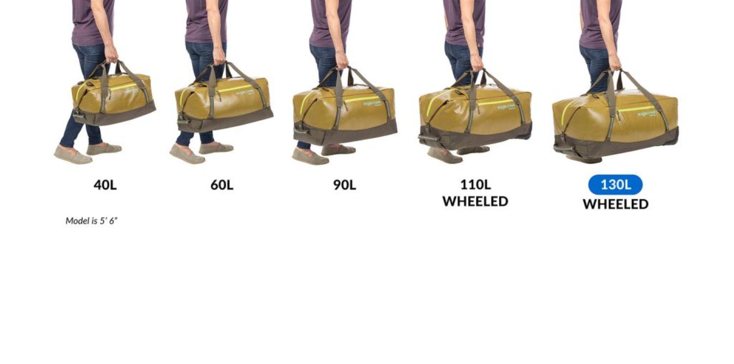 Eagle Creek Migrate Wheeled Duffel 130L (Midnight Black)