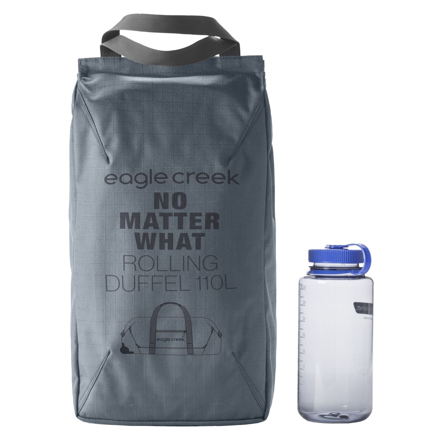 Eagle Creek No Matter What Rolling Duffel 110L (Smoke)