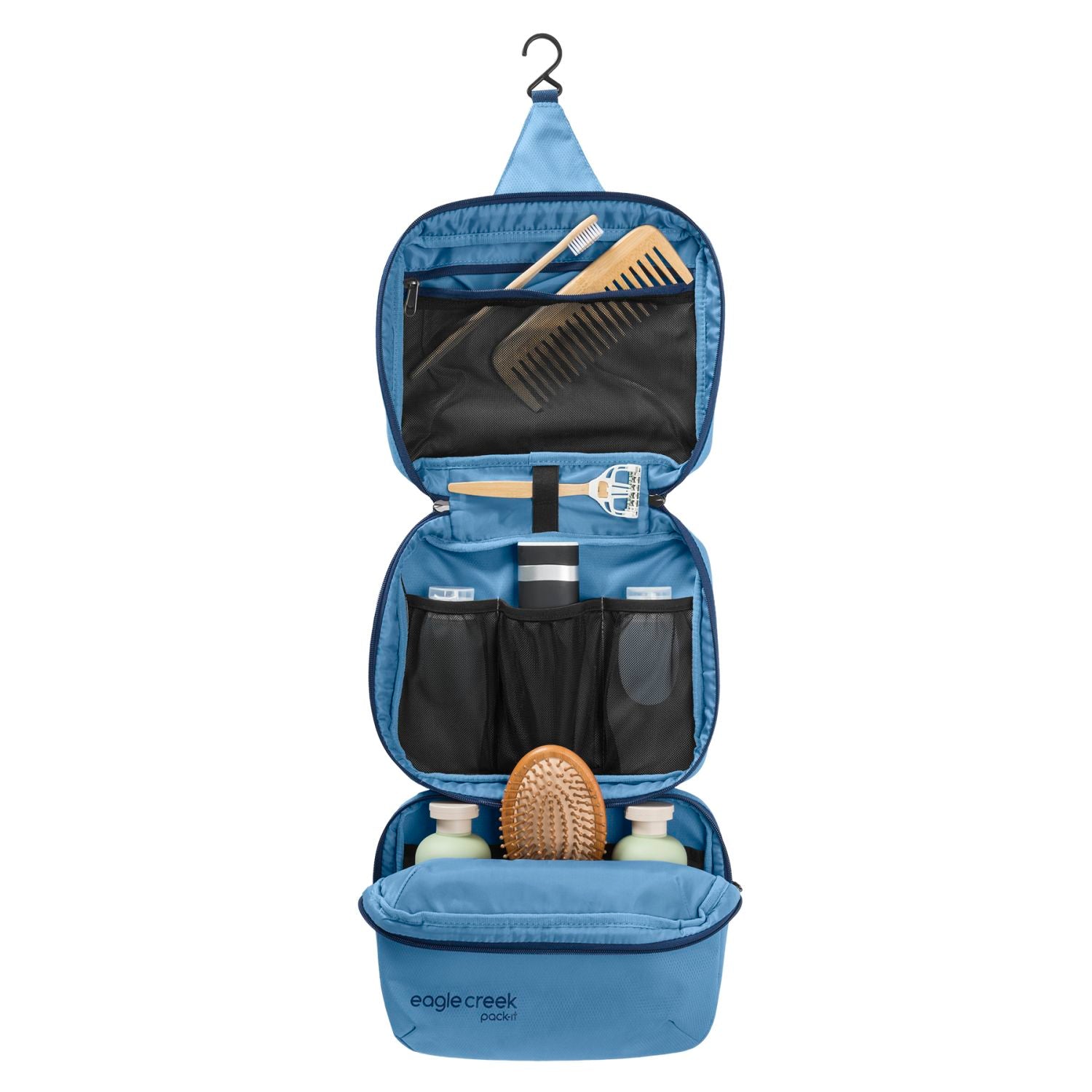 Eagle Creek Pack-It Reveal Trifold Toiletry Kit V2 (Roots And Shoots: Duck Green)