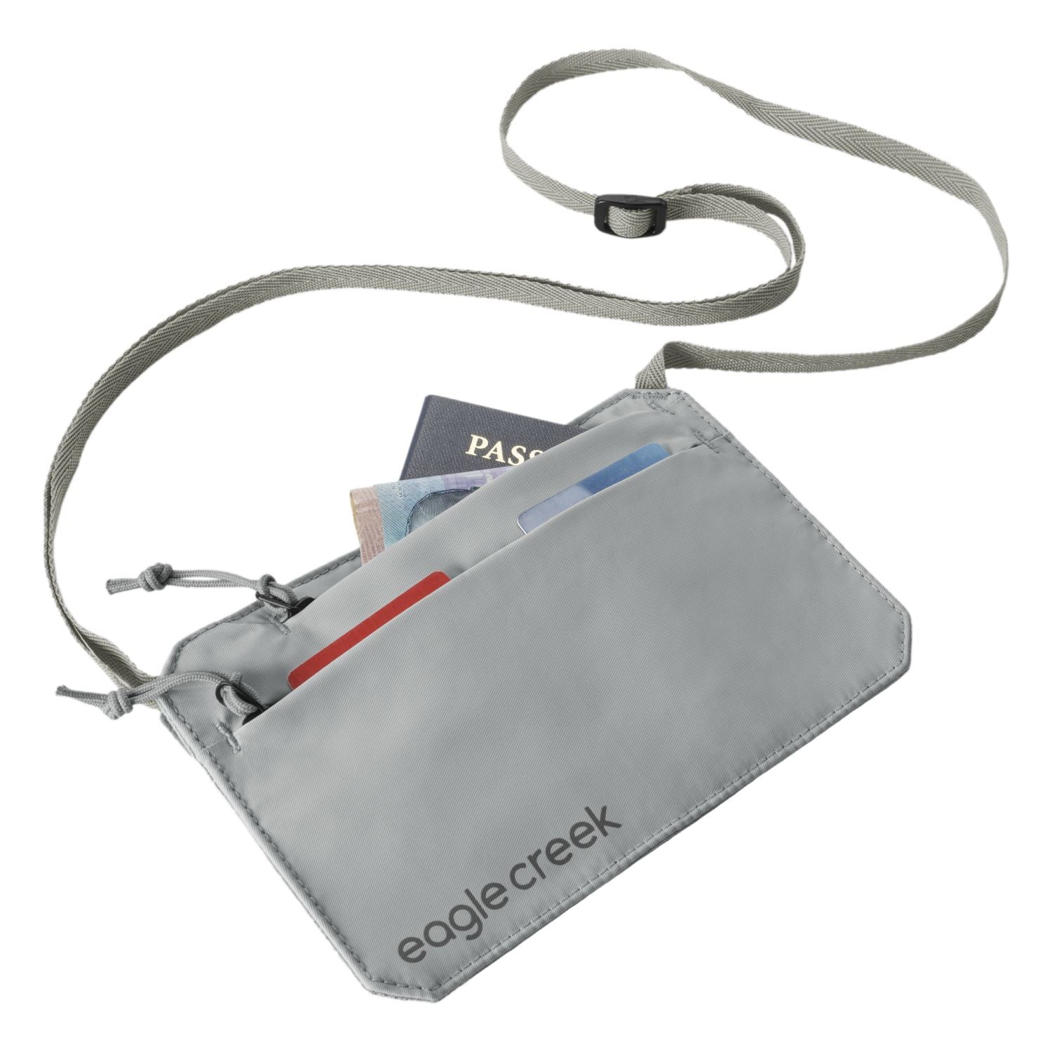 Eagle Creek Undercover RFID Neck Wallet (Storm Grey)