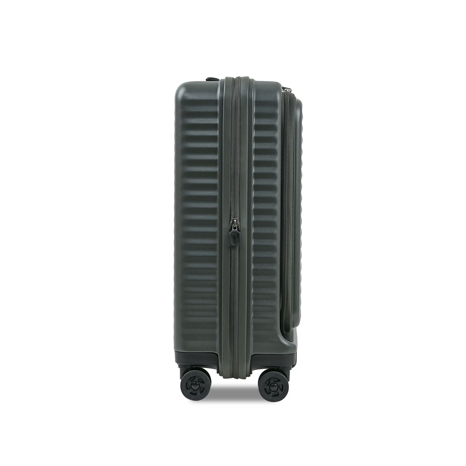 Echolac Celestra 20" Carry On Upright Luggage With Front Access Opening (Olive Green)