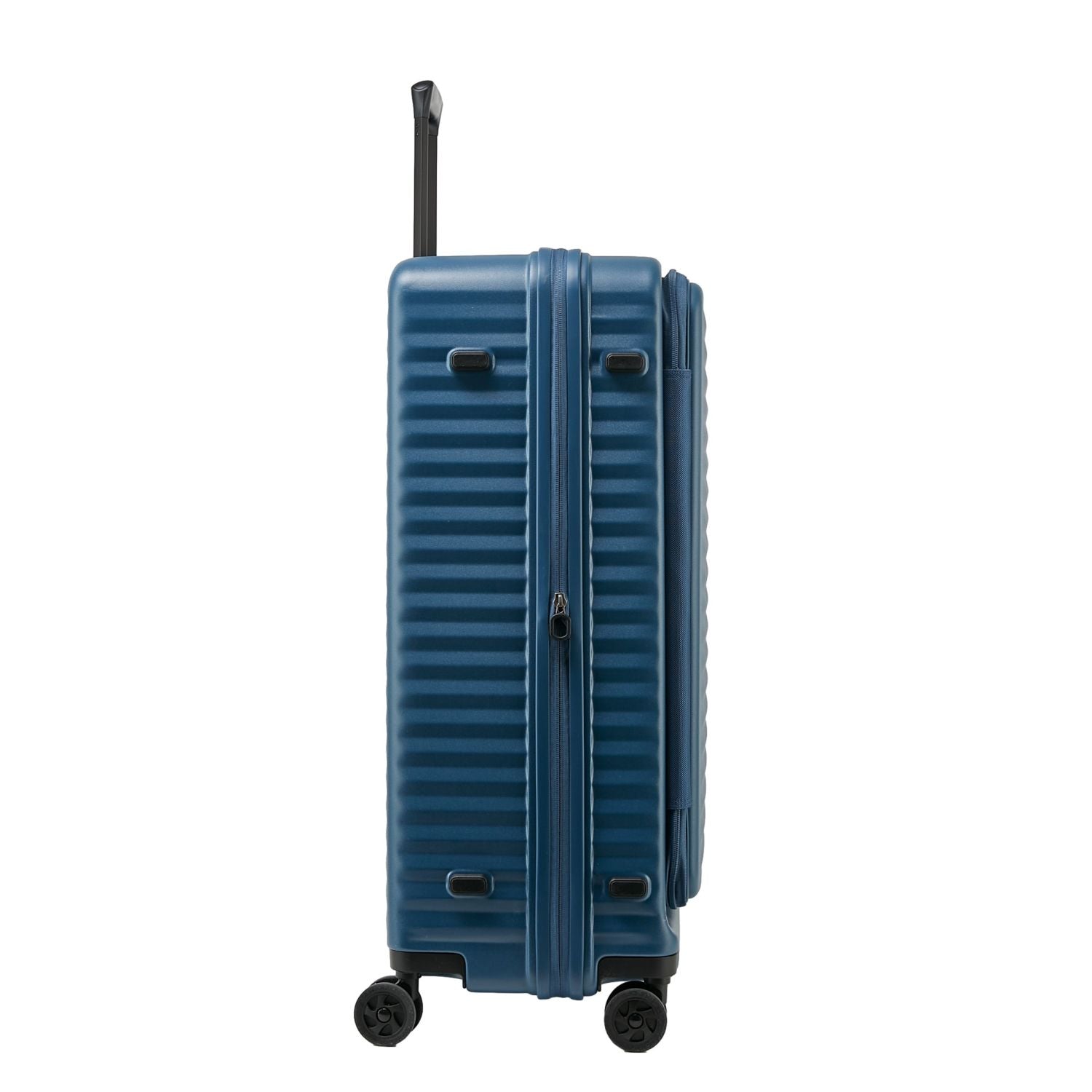 Echolac Celestra 28" Large Upright Luggage With Front Access Opening (Dark Blue)
