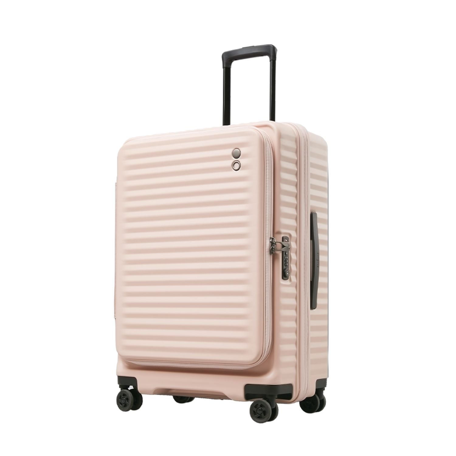 Echolac Amos 20" Carry On Luggage Expandable Upright (Black)
