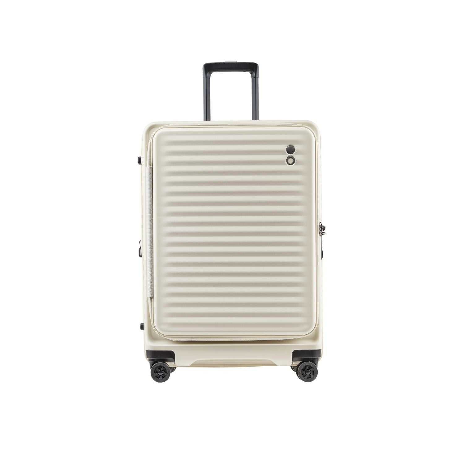 Echolac Celestra 28" Large Upright Luggage With Front Access Opening (Light Mocha)