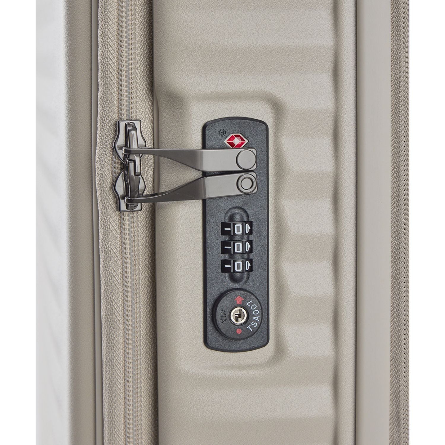 Echolac Celestra 28" Large Upright Luggage With Front Access Opening (Sandwhite)