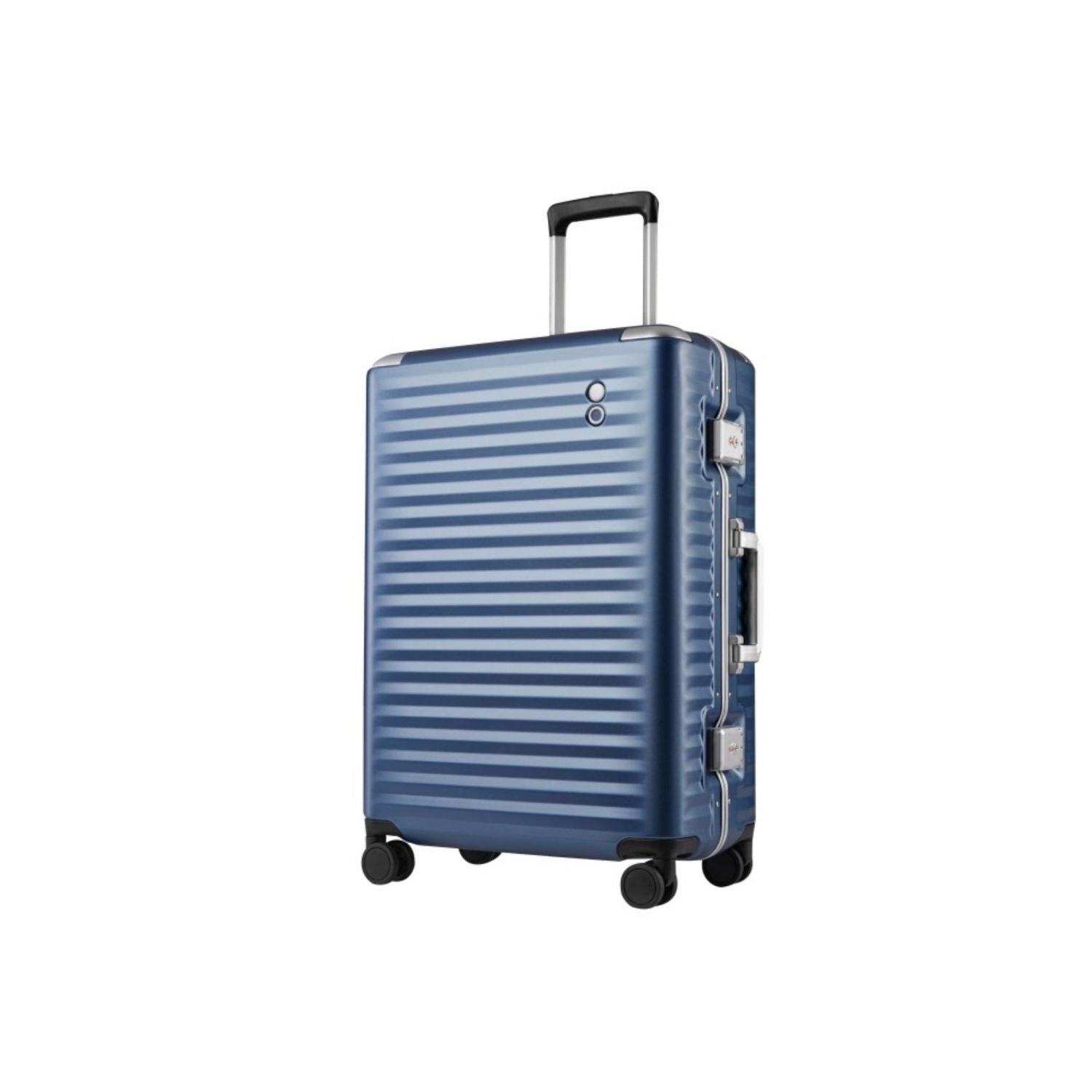 Echolac Celestra Aluminium Frame 20" Carry On Luggage with Silent Spinner Wheels (Navy)