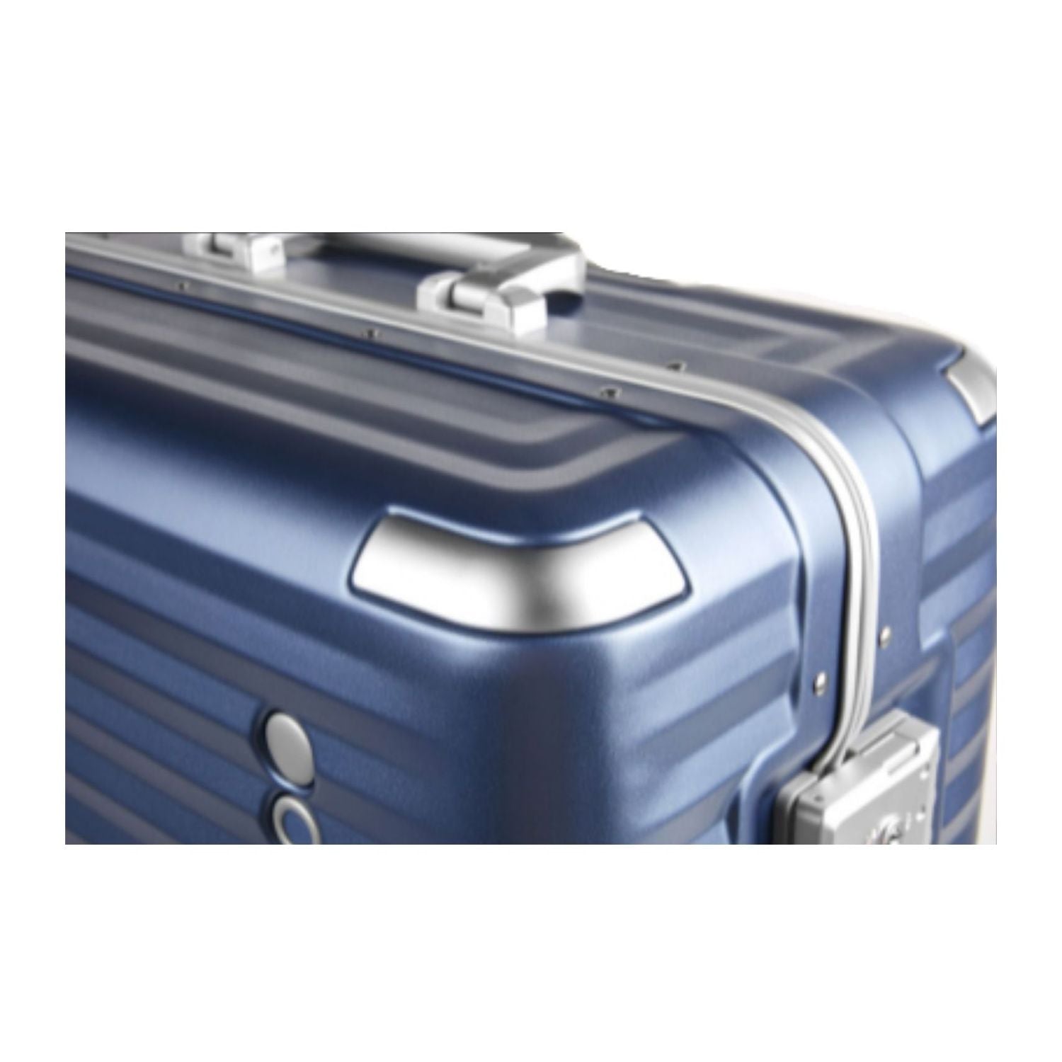 Echolac Celestra Aluminium Frame 20" Carry On Luggage with Silent Spinner Wheels (Navy)