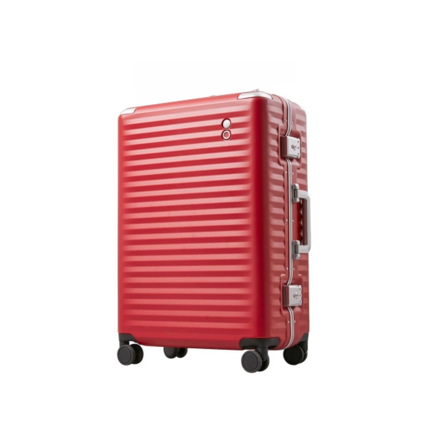 Echolac Celestra Aluminium Frame 20" Carry On Luggage with Silent Spinner Wheels (Red)