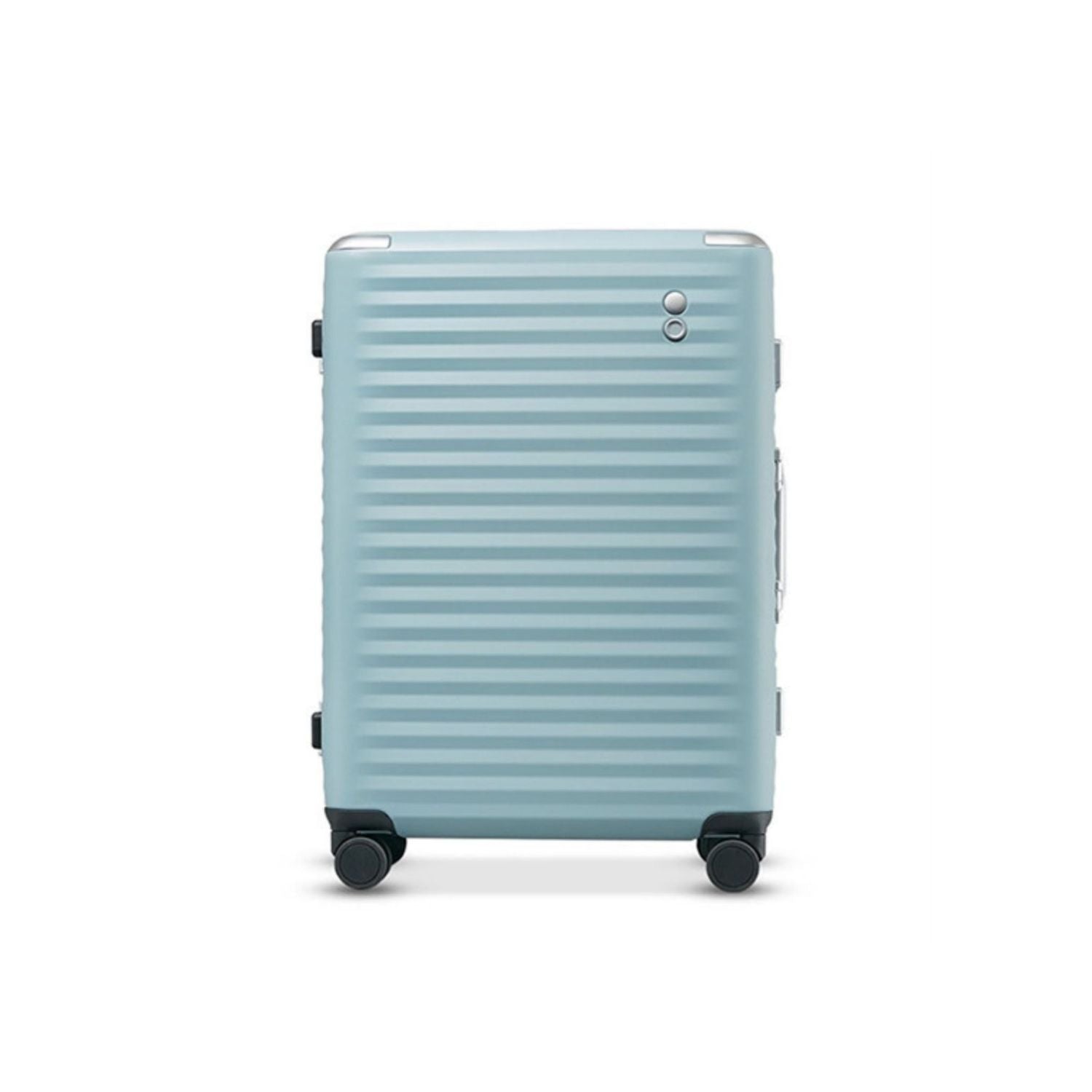 Echolac Celestra Aluminium Frame 20" Carry On Luggage with Silent Spinner Wheels (Slate Blue)