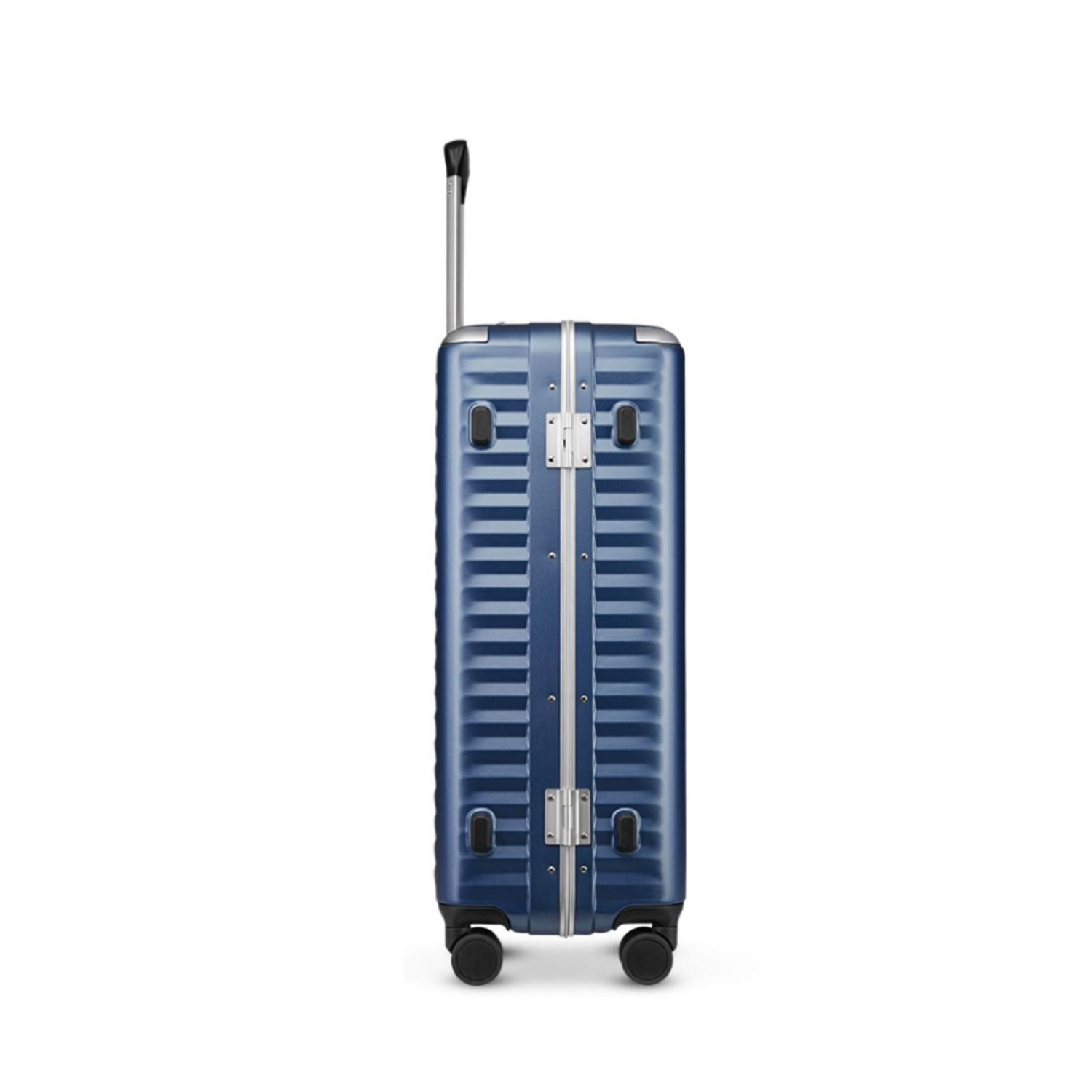 Echolac Celestra Aluminium Frame 24" Medium Luggage with Silent Spinner Wheels (Navy)
