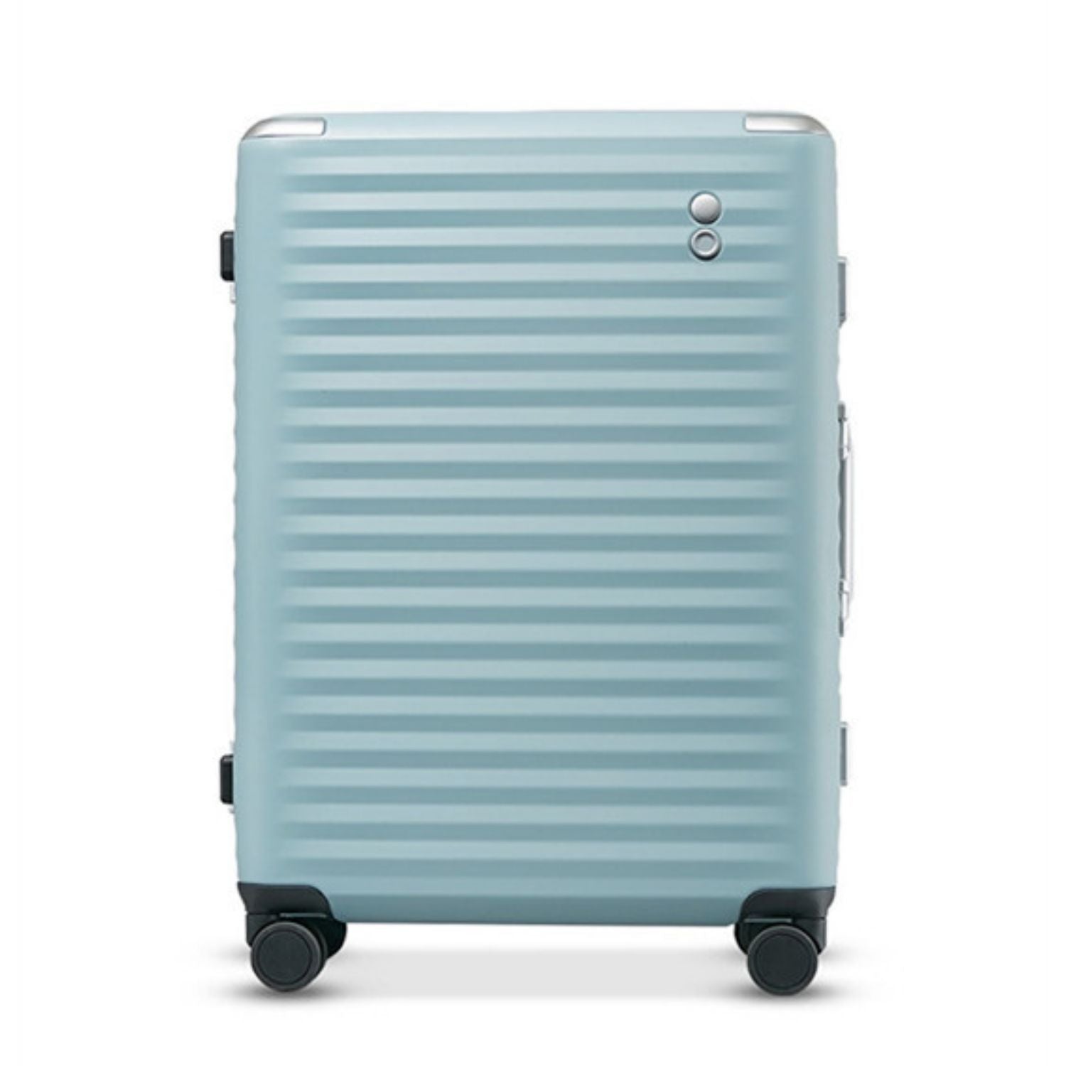 Echolac Celestra Aluminium Frame 28" Large Luggage with Silent Spinner Wheels (Slate Blue)