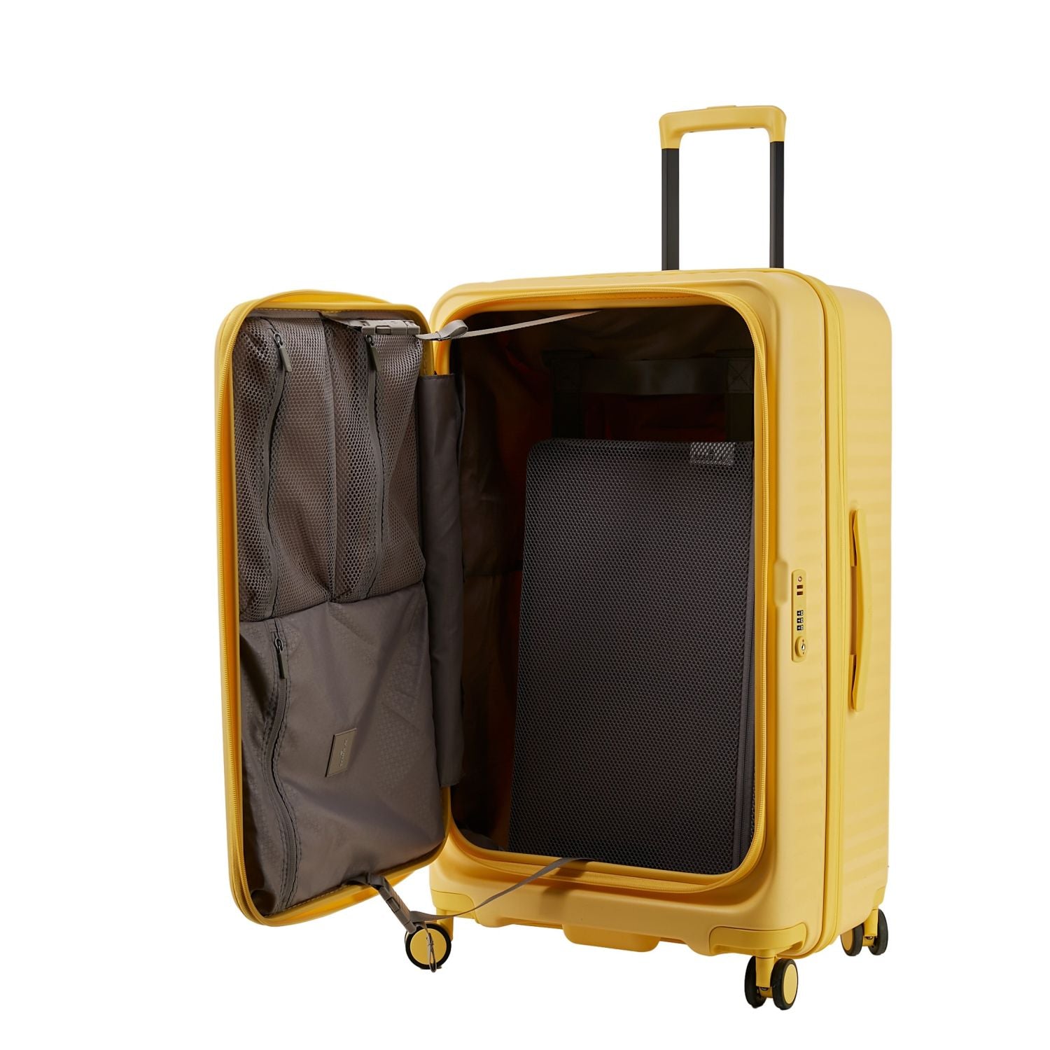 Echolac Celestra Supertrunk KF 28" Large Luggage With Front Access Opening (Yellow)
