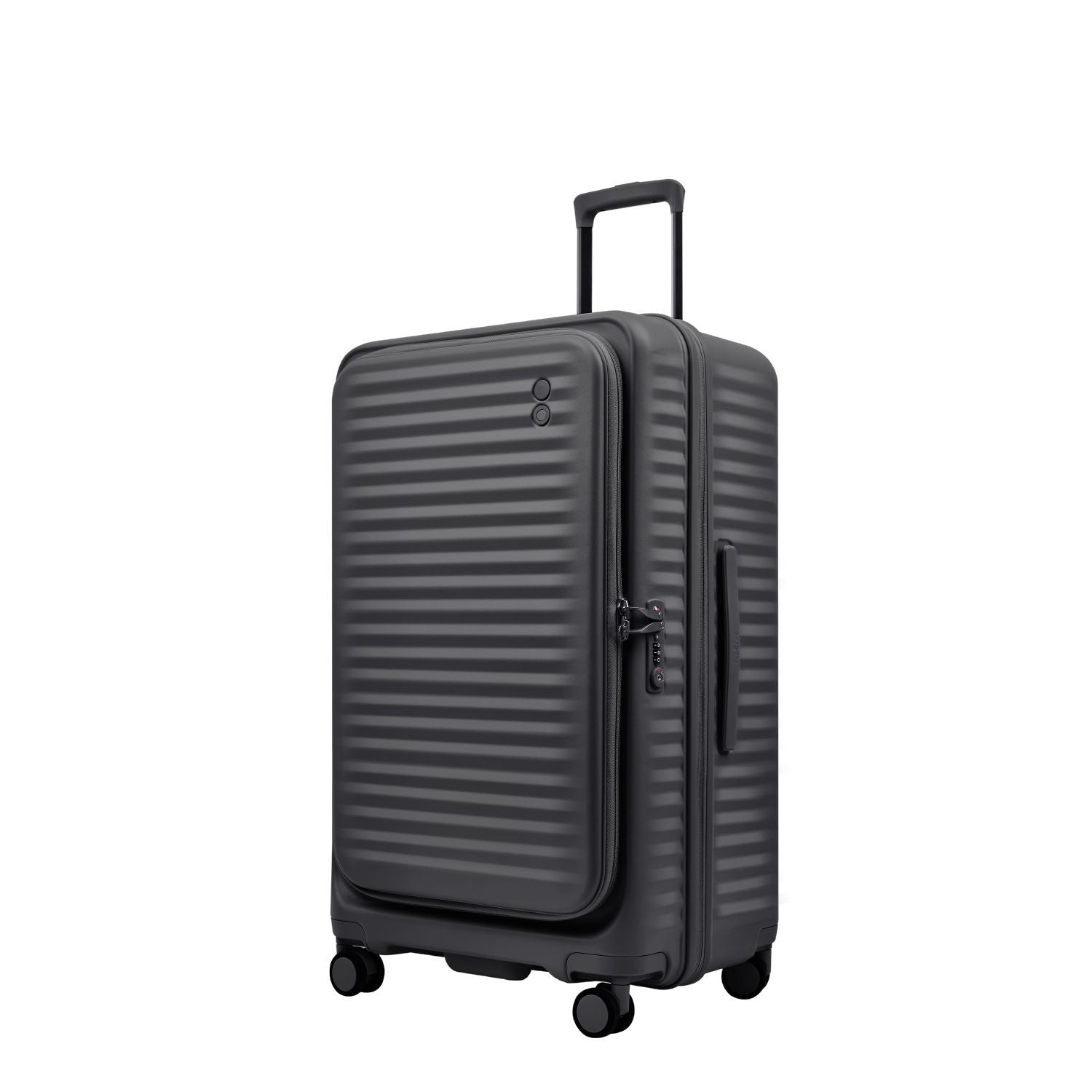 Echolac Celestra Supertrunk KF 28" Large Luggage With Front Access Opening (Black)