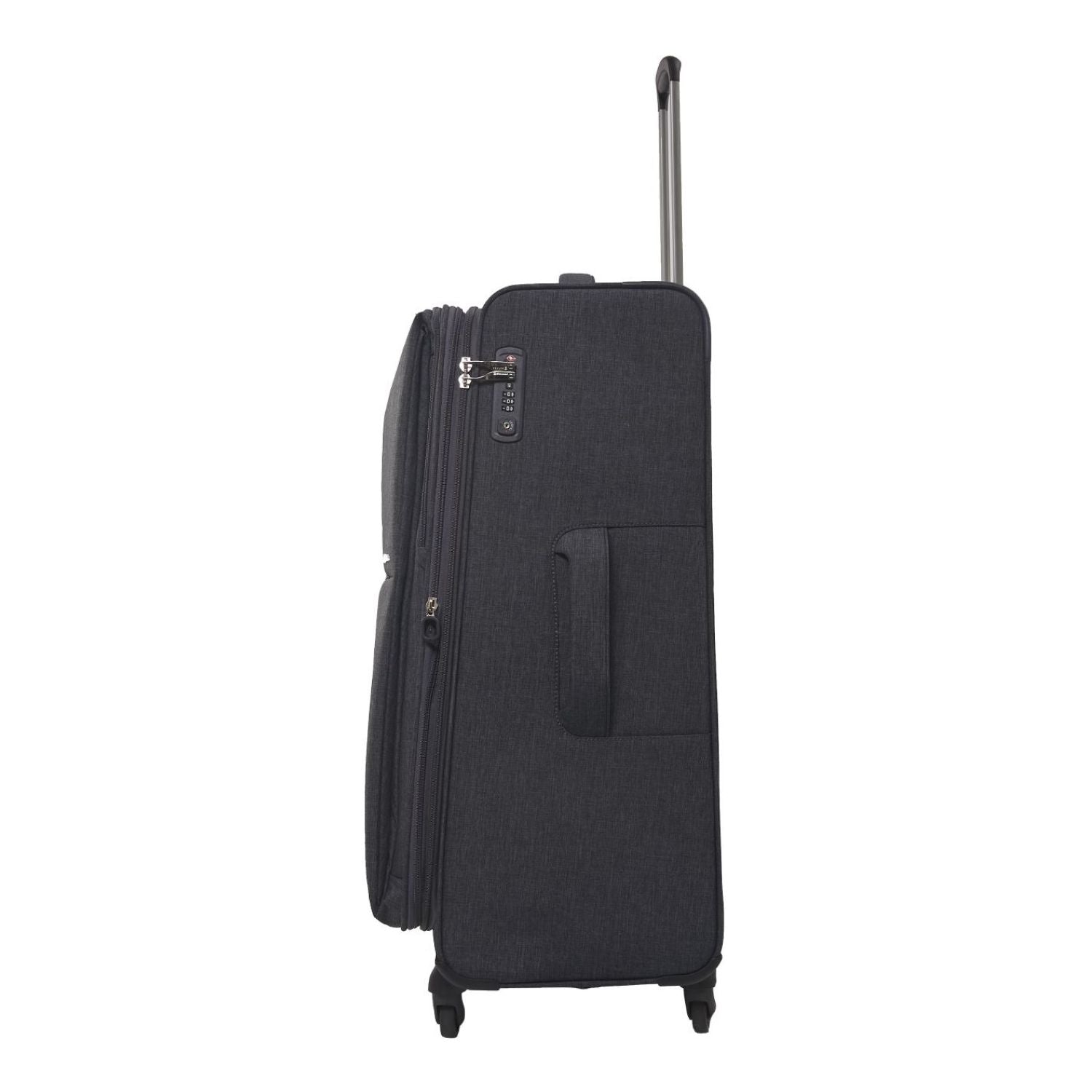 Echolac Gemini 24" Upright Medium Luggage (Dark Grey)