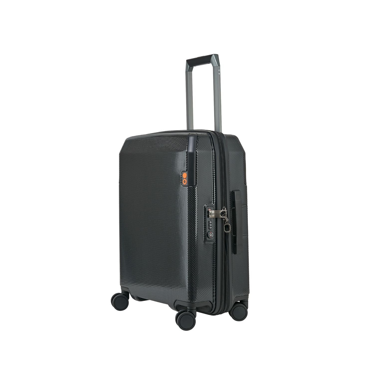 Echolac Logic 24" Expandable Medium Luggage (Black)