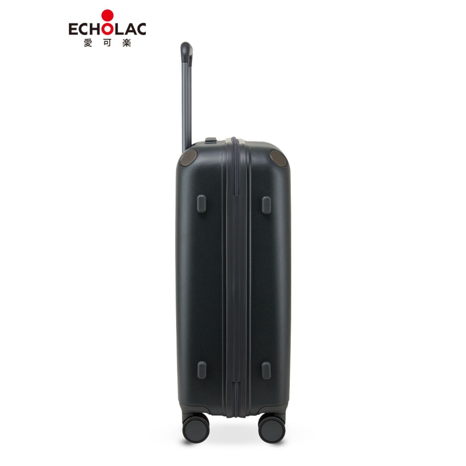 Echolac Panda 20" Upright Carry On Luggage - Dark Grey