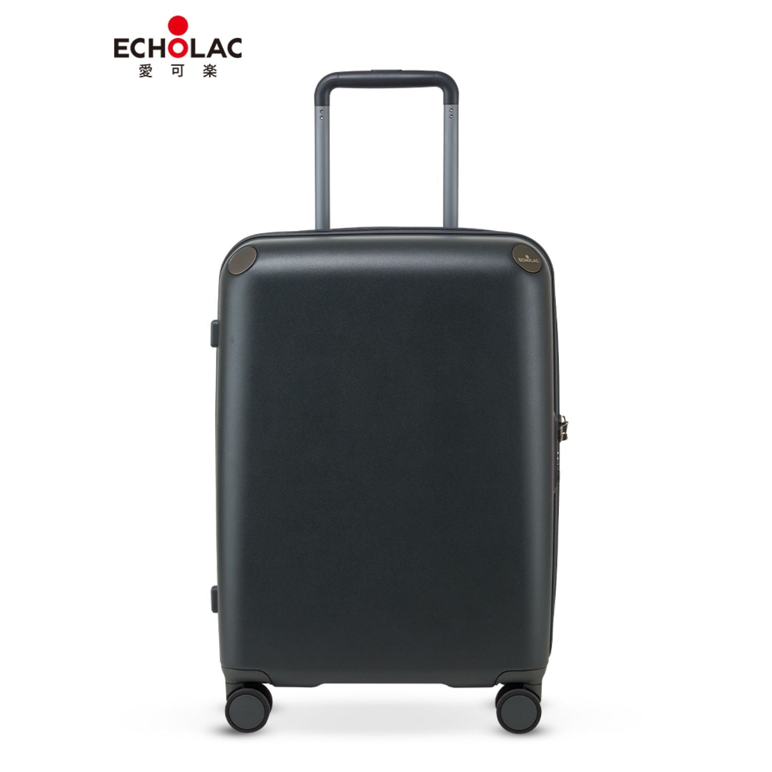 Echolac Panda 20" Upright Carry On Luggage - Dark Grey